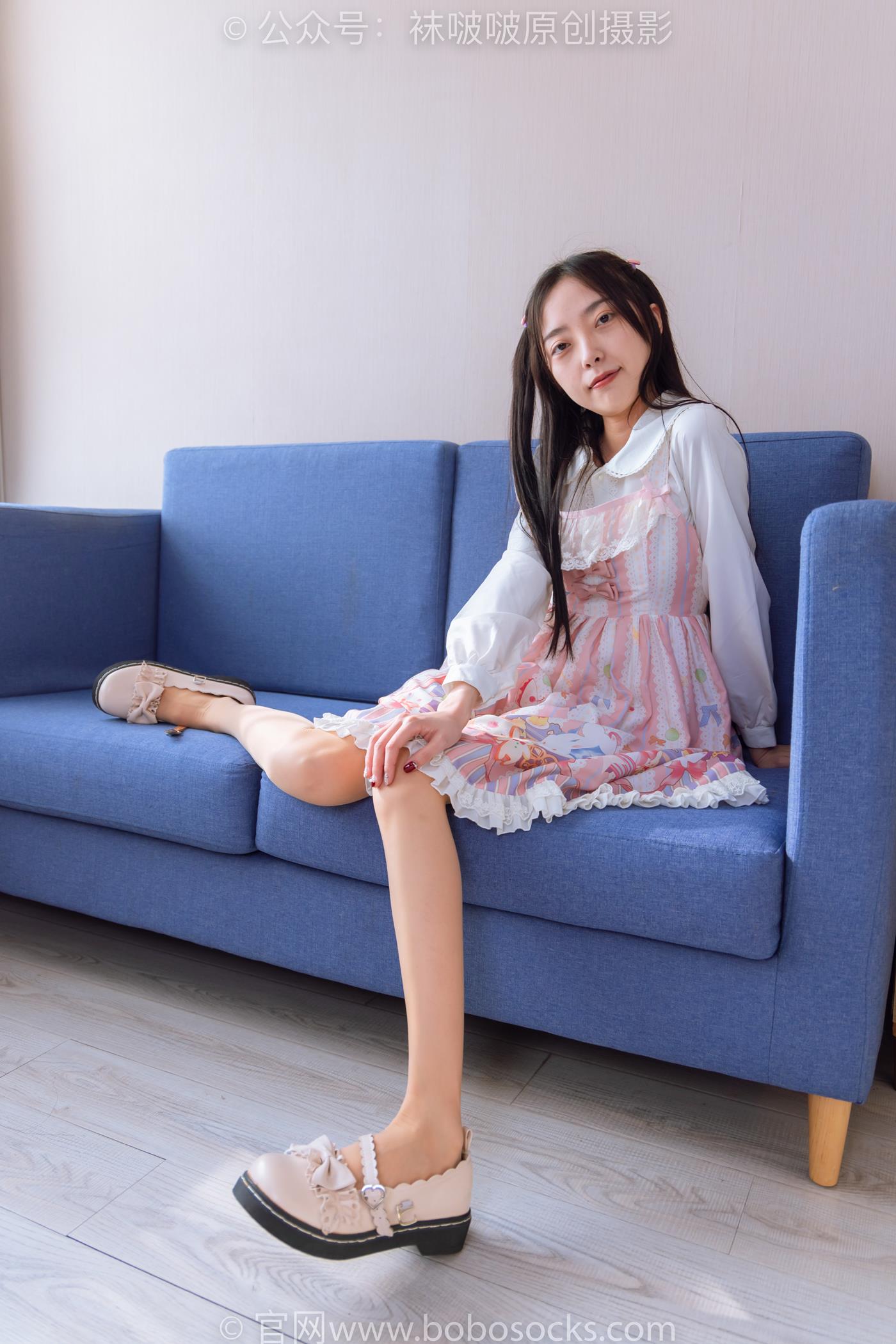 图片[128]-[BoBoSocks袜啵啵]NO.187 稚予-Lolita裙、白皮鞋、肉丝[138P] – 速更版-美库