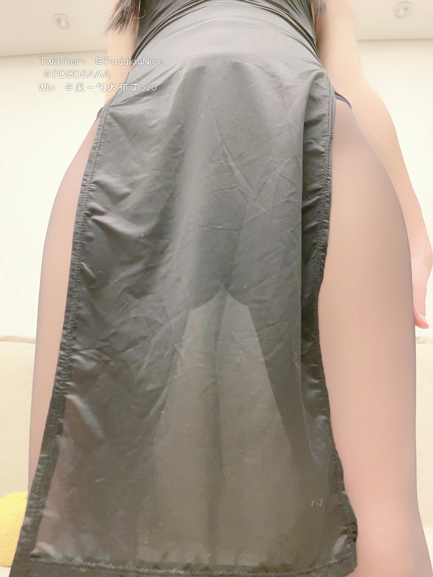 图片[11]-布丁大法  黑色旗袍 [27P] – 速更版-美库