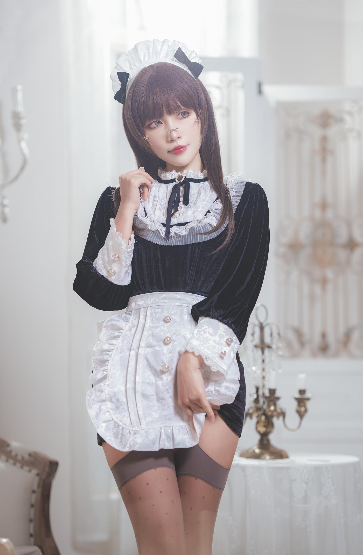 图片[13]-Neko-薇薇  – 丝绒女仆[40P] – 速更版-美库