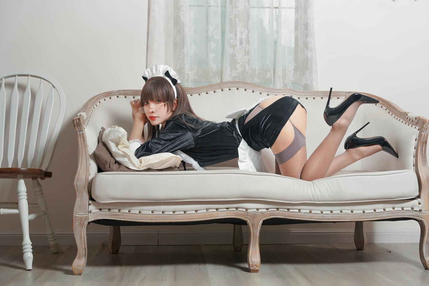 图片[40]-Neko-薇薇  – 丝绒女仆[40P] – 速更版-美库