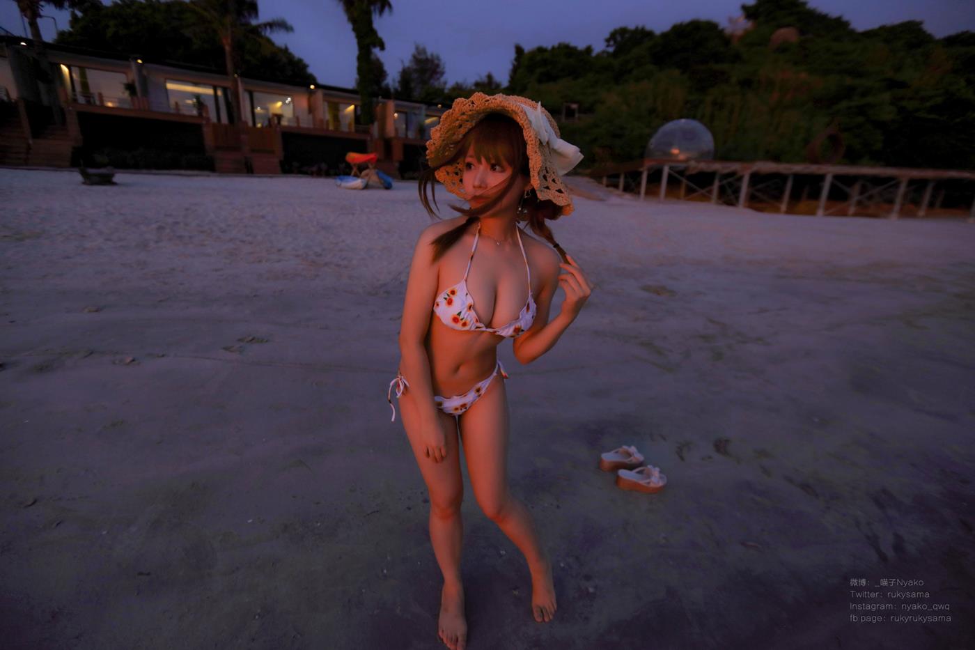 图片[11]-萌妹子Nyako喵子  向日葵比基尼 [66P] – 速更版-美库