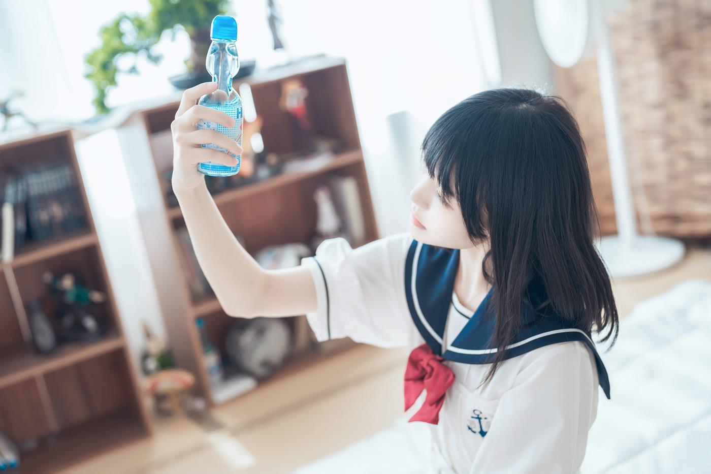 图片[11]-桜桃喵  盛夏制服 [39P] – 速更版-美库