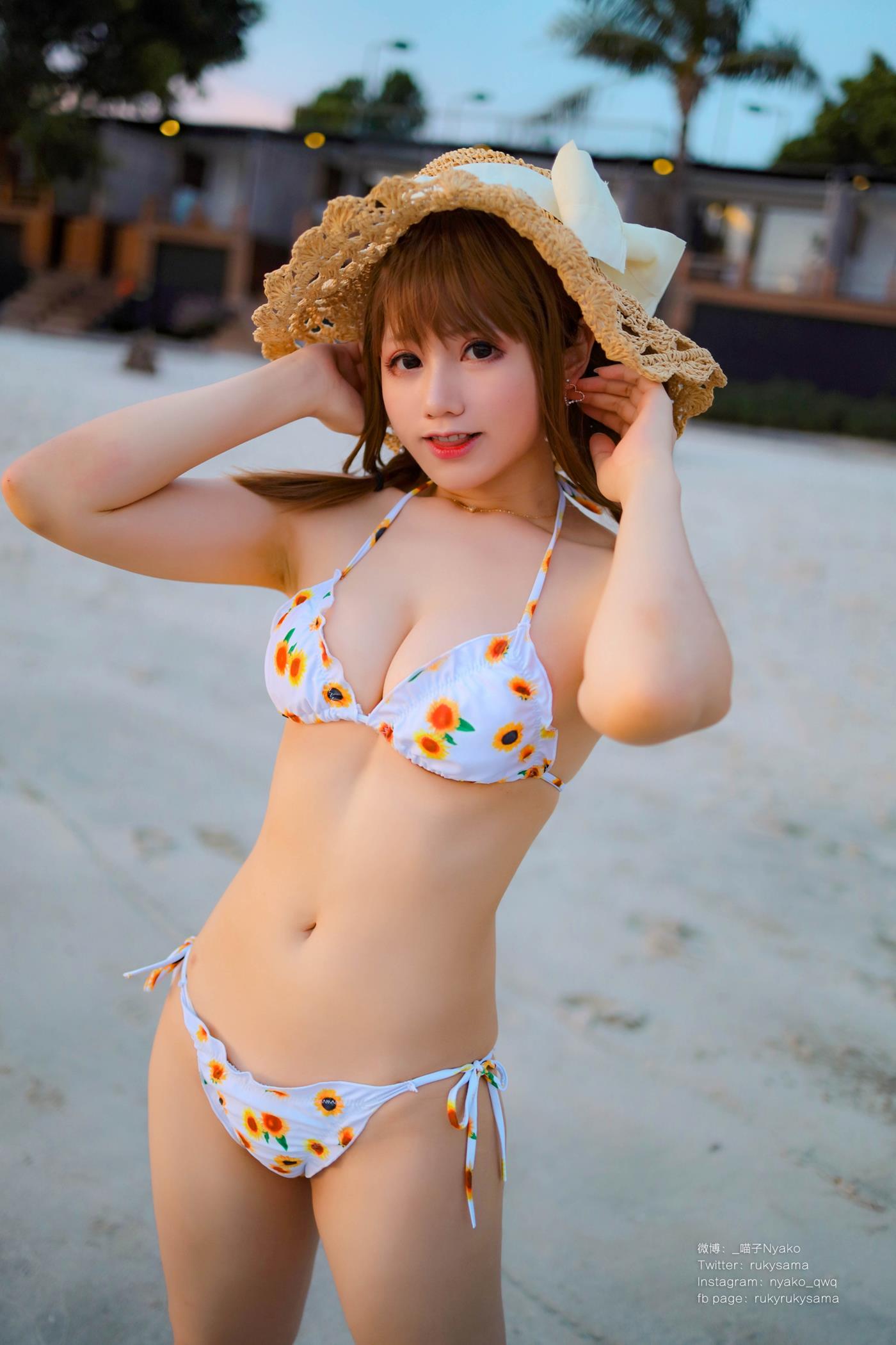 图片[45]-萌妹子Nyako喵子  向日葵比基尼 [66P] – 速更版-美库