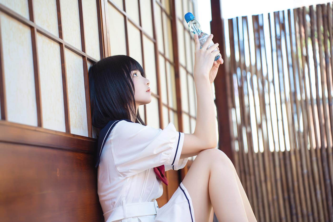 图片[40]-桜桃喵  盛夏制服 [39P] – 速更版-美库