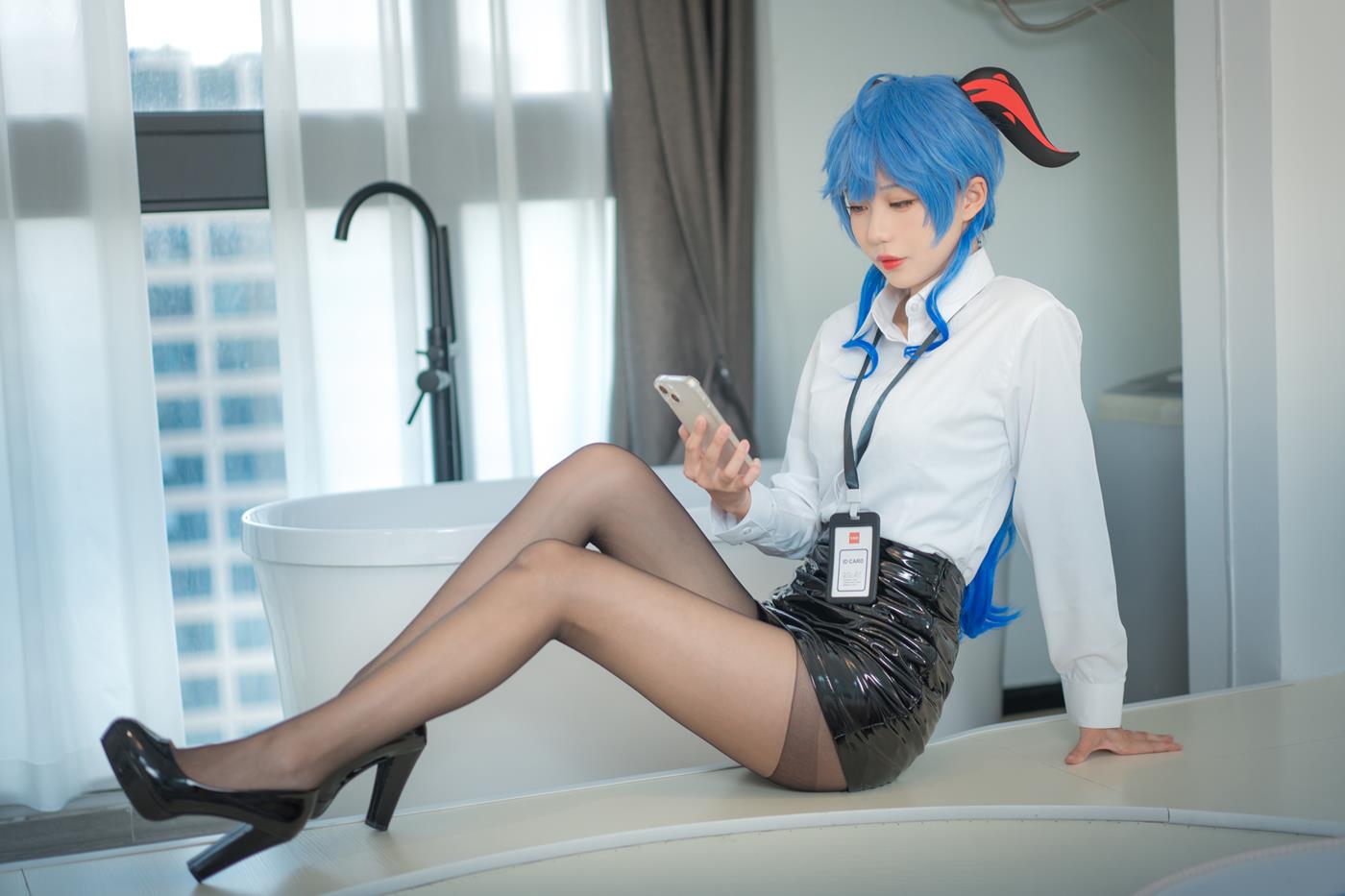 图片[17]-无影喵喵  甘雨OL [35P] – 速更版-美库