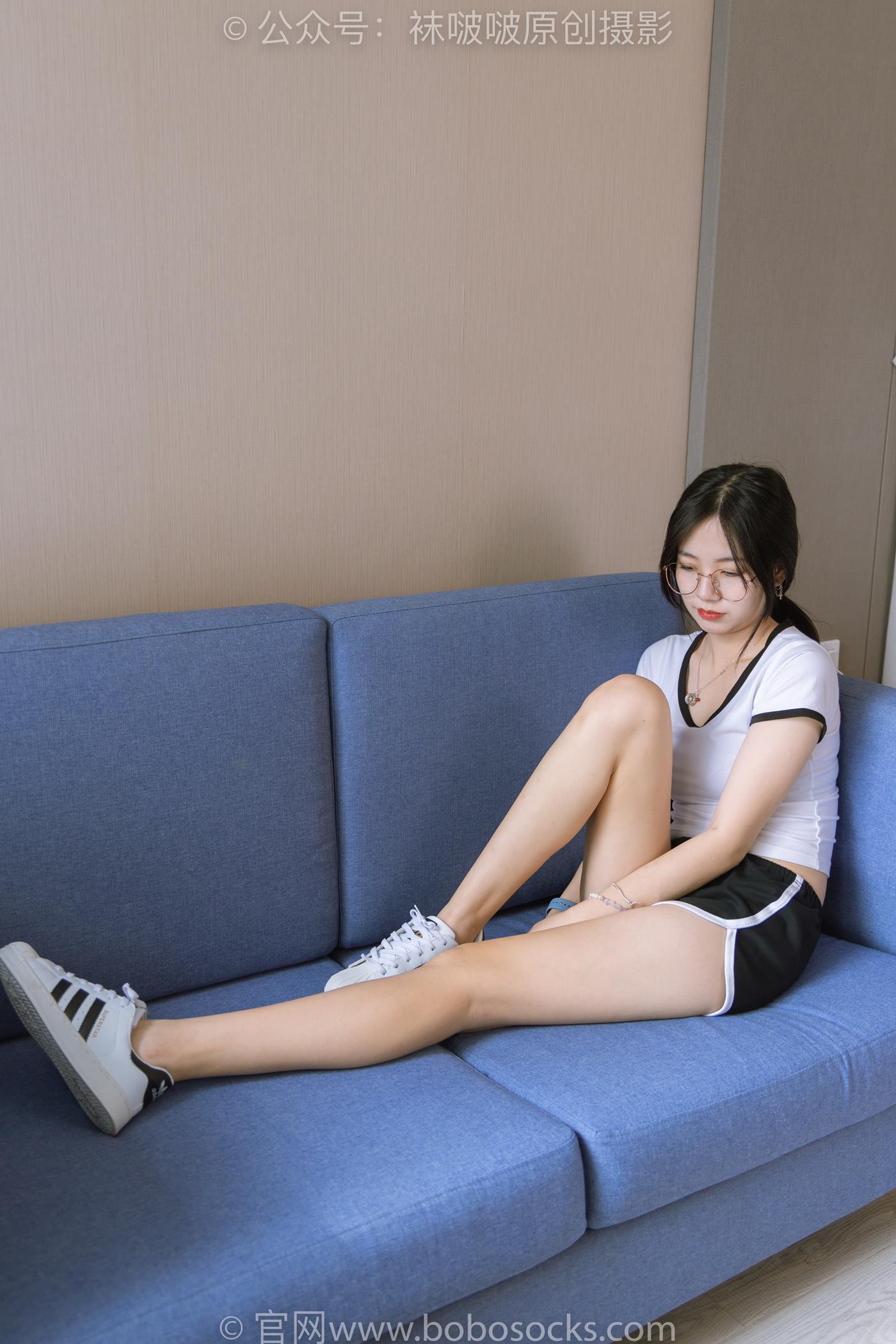 图片[59]-[BoBoSocks袜啵啵]NO.189 小甜豆-贝壳头板鞋、白棉袜、裸足[169P] – 速更版-美库