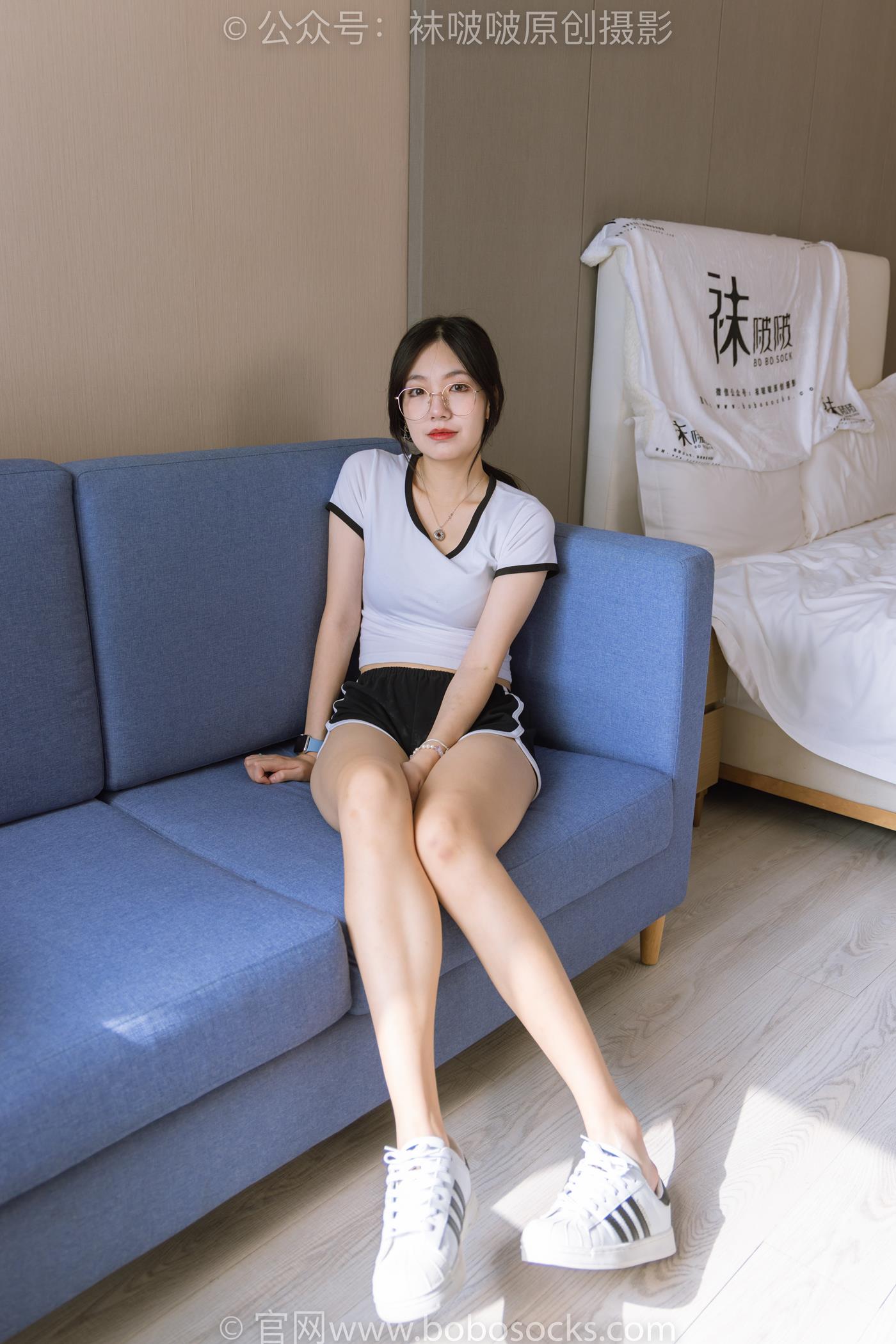 图片[70]-[BoBoSocks袜啵啵]NO.189 小甜豆-贝壳头板鞋、白棉袜、裸足[169P] – 速更版-美库