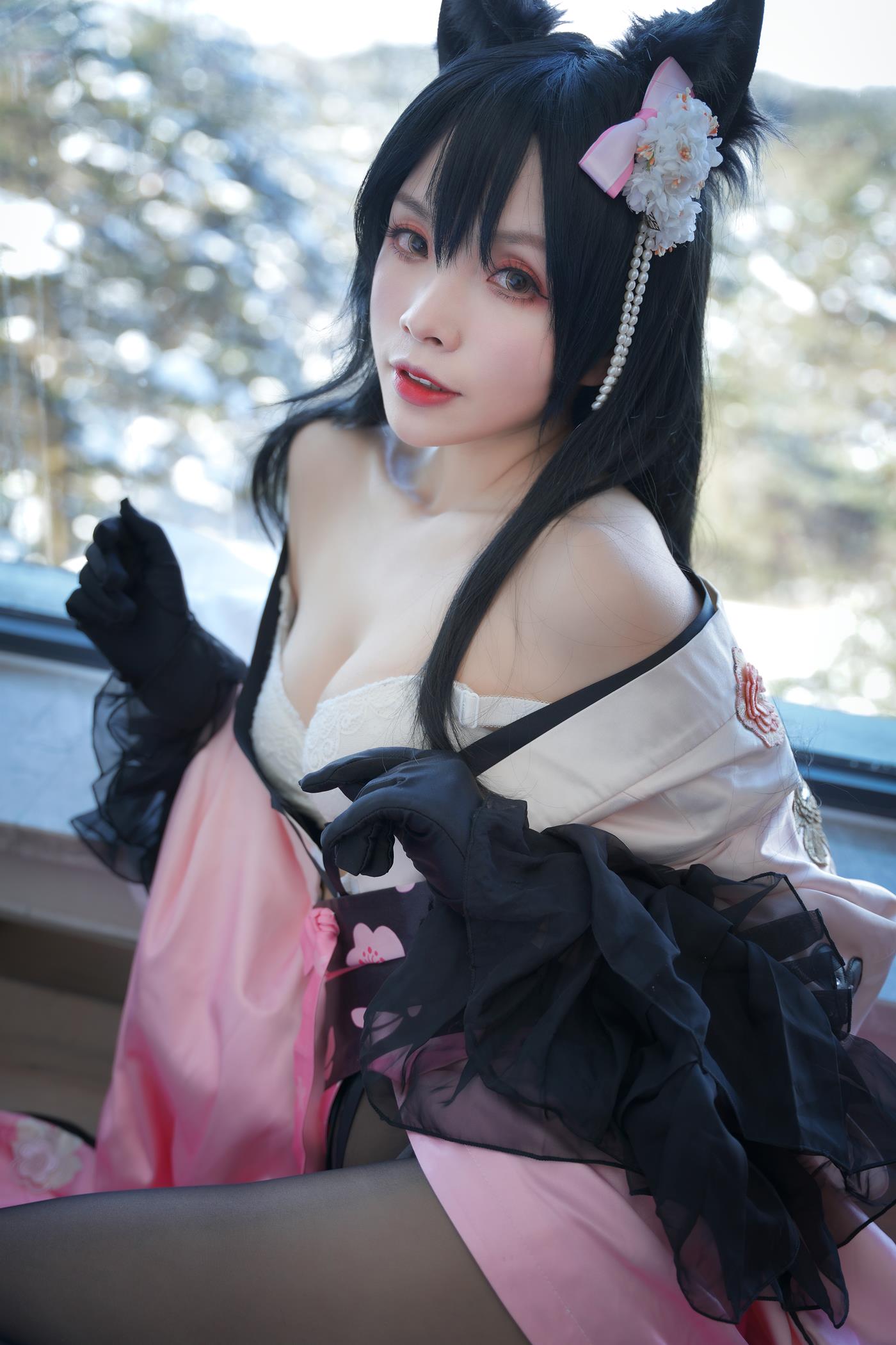 图片[39]-Neko-薇薇  – 爱宕和服[39P] – 速更版-美库