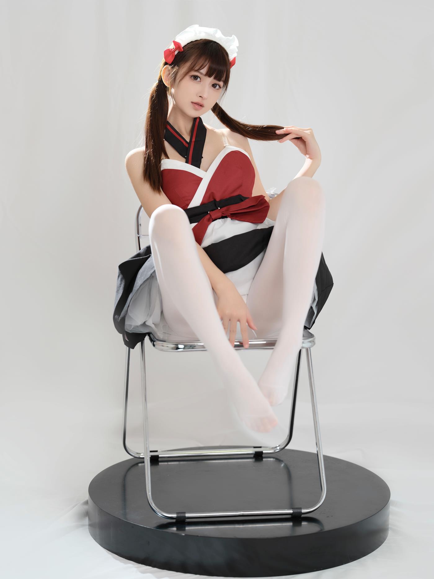 图片[11]-河豚抚子 红衣小女仆 [25P] – 速更版-美库