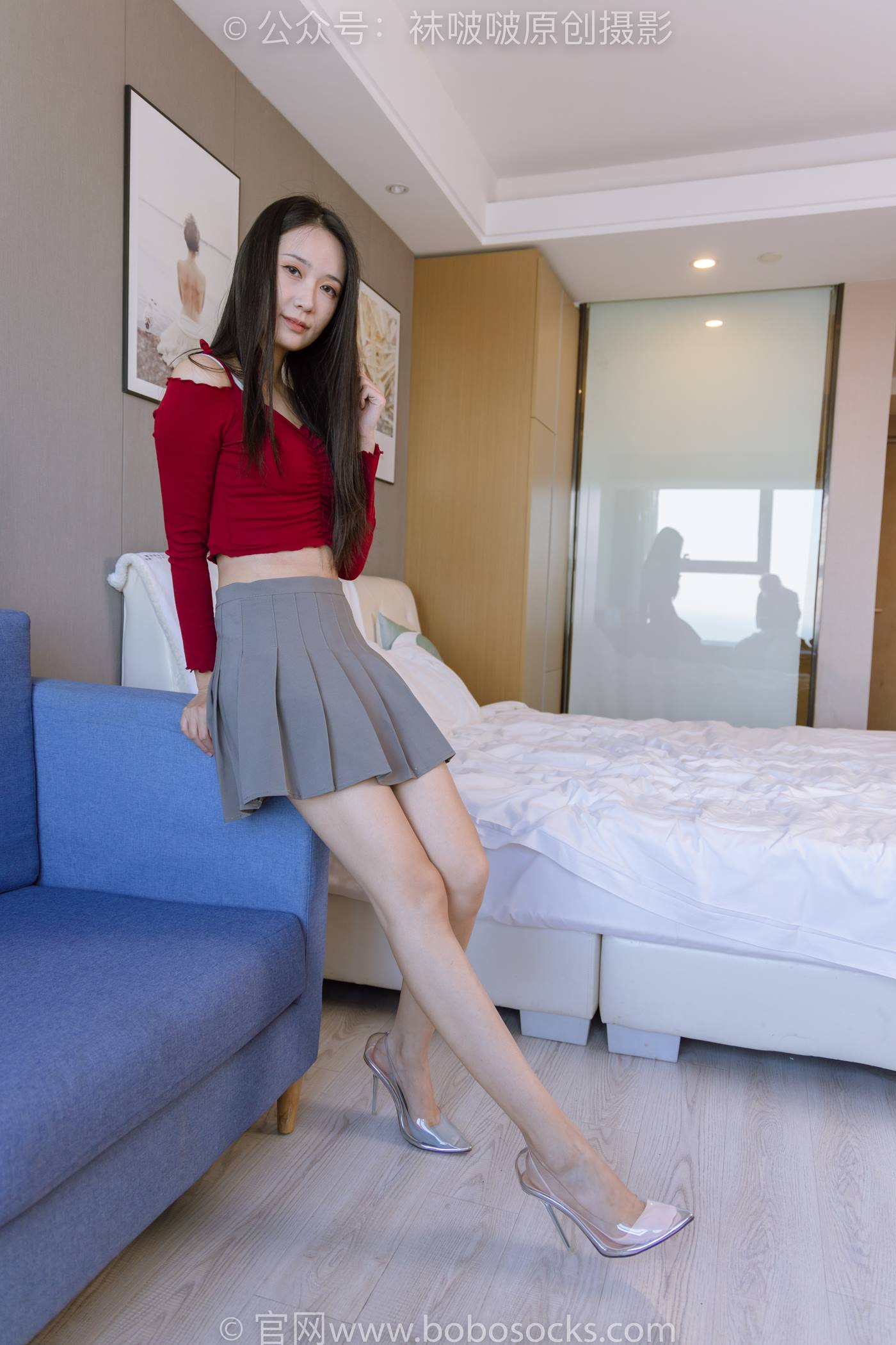 图片[14]-[BoBoSocks袜啵啵]NO.190 小安-两双高跟鞋、两双船袜、裸足[160P] – 速更版-美库