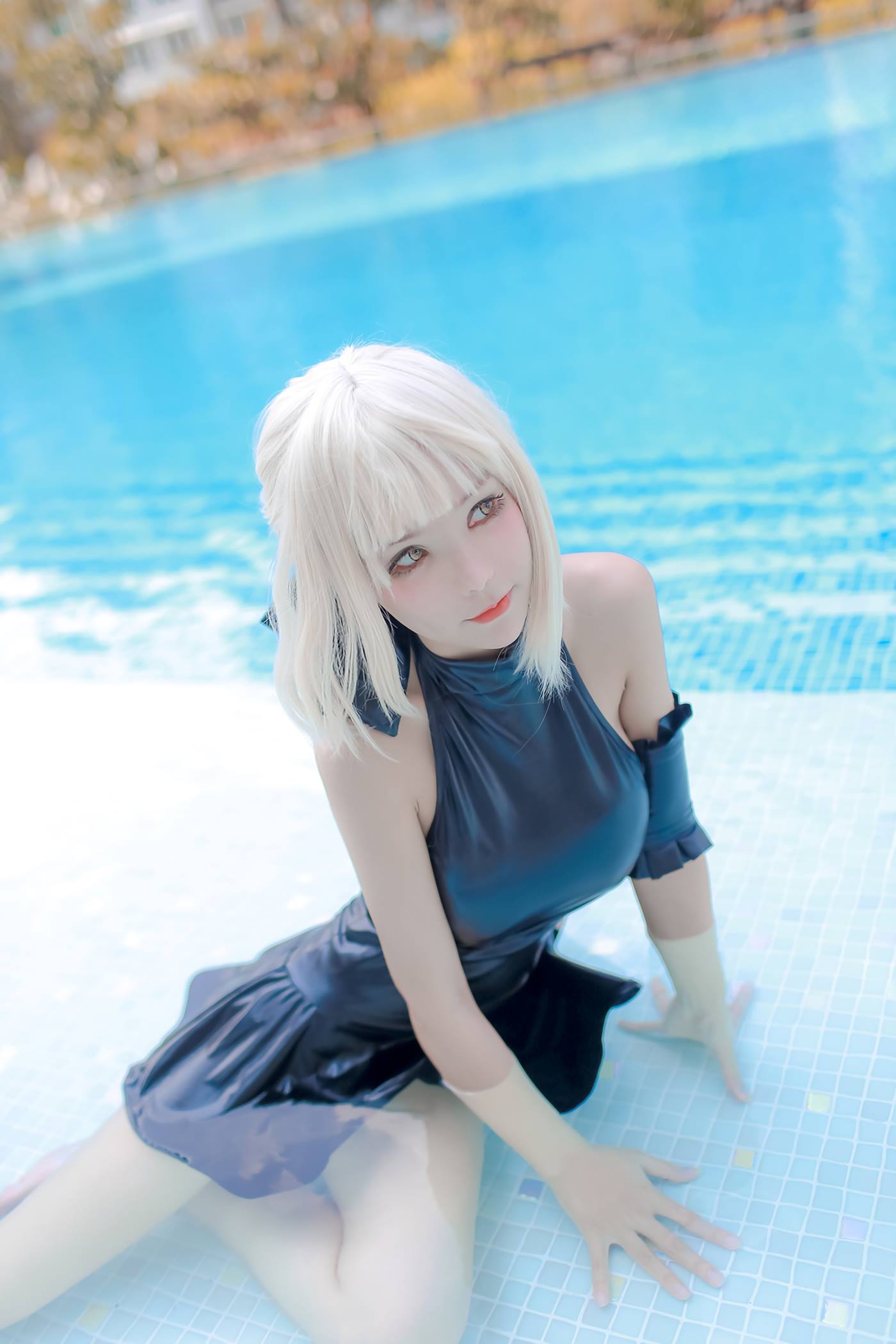 图片[10]-Kitkat Cosplay  – Saber Alter Swimsuit [29P] – 速更版-美库