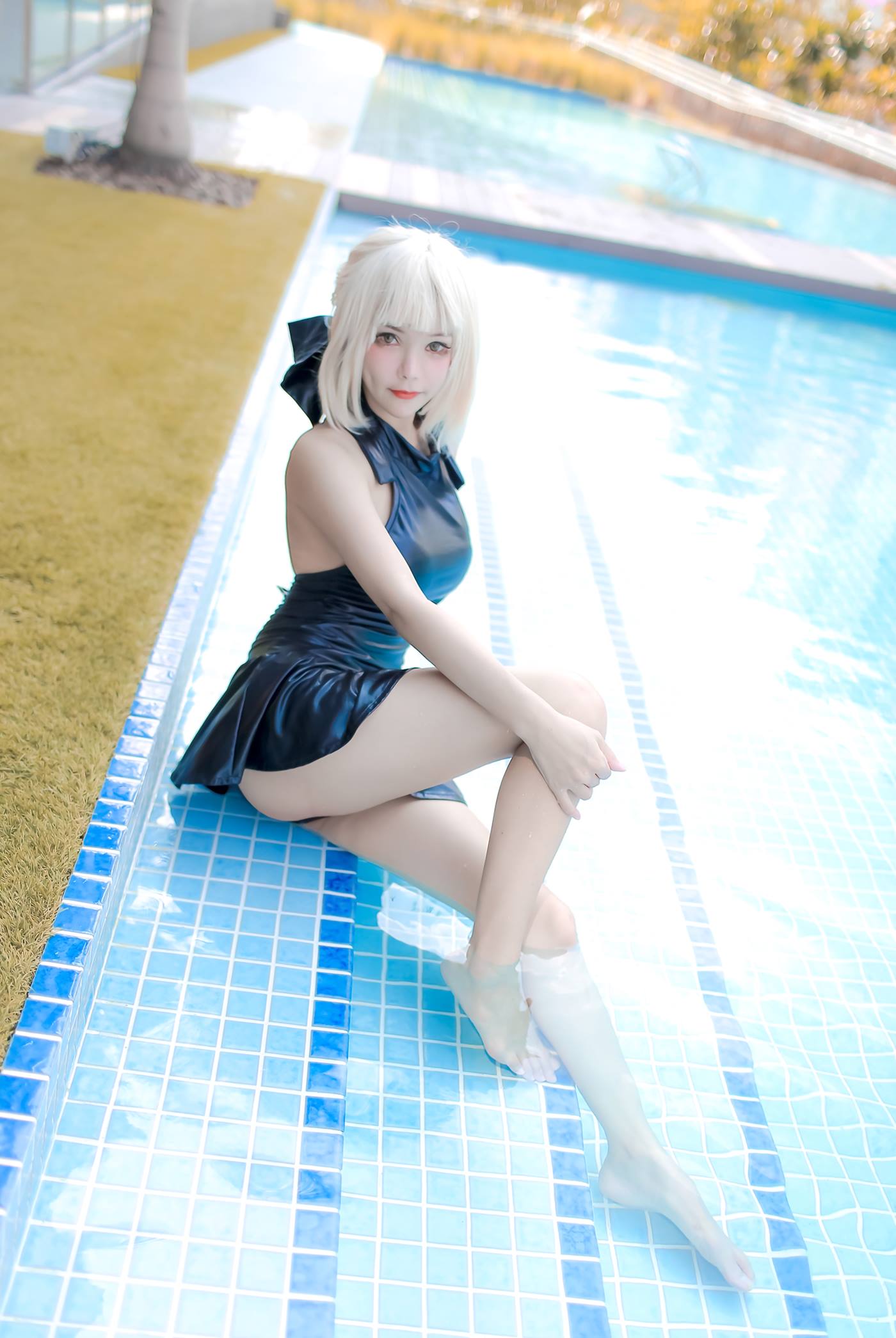 图片[15]-Kitkat Cosplay  – Saber Alter Swimsuit [29P] – 速更版-美库