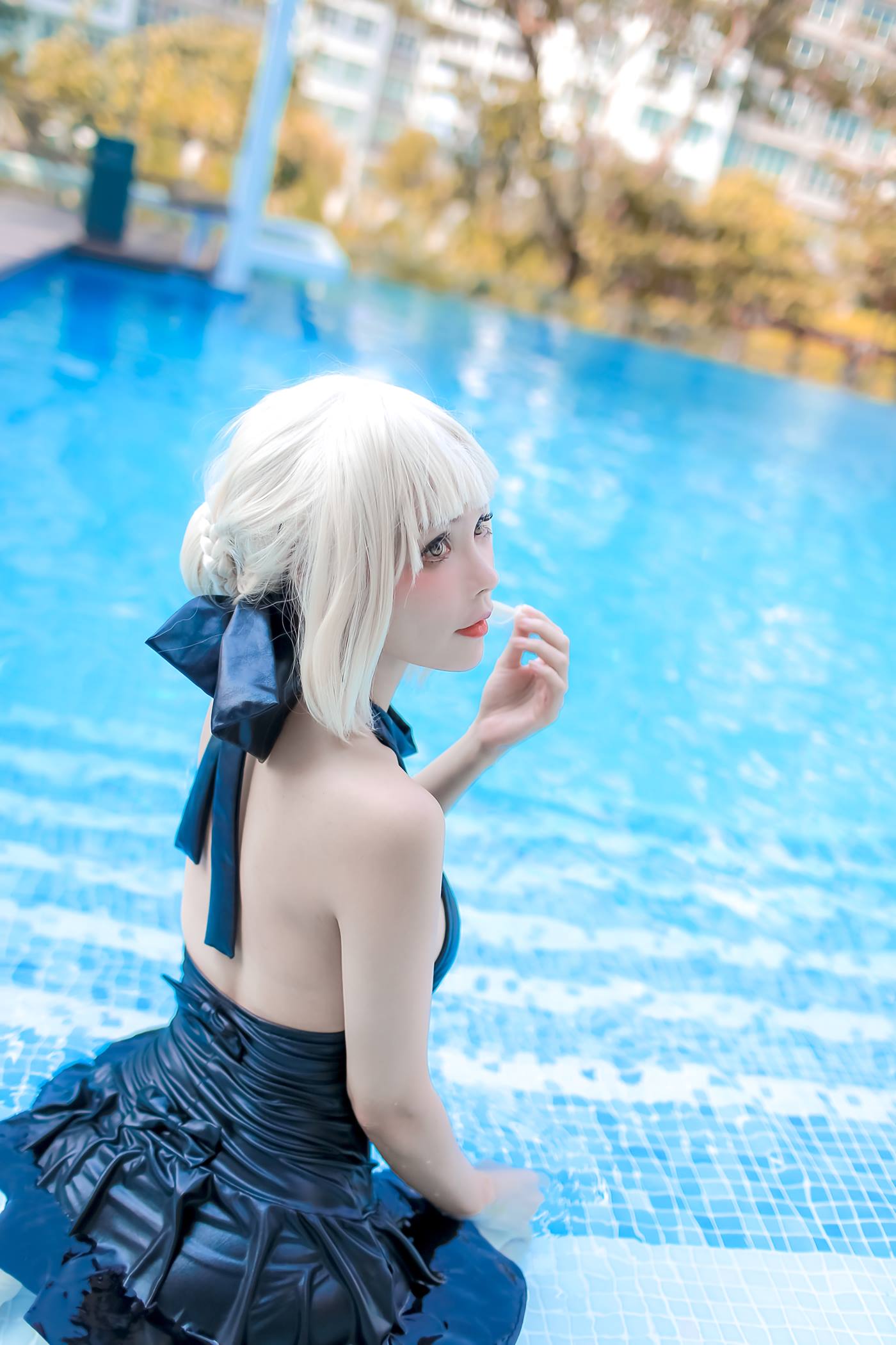图片[16]-Kitkat Cosplay  – Saber Alter Swimsuit [29P] – 速更版-美库