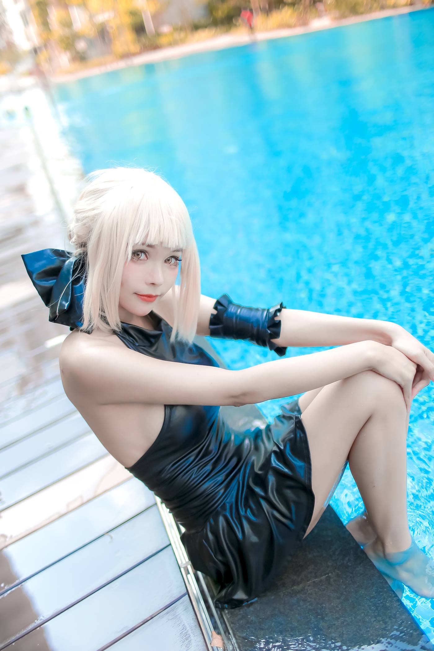 图片[19]-Kitkat Cosplay  – Saber Alter Swimsuit [29P] – 速更版-美库