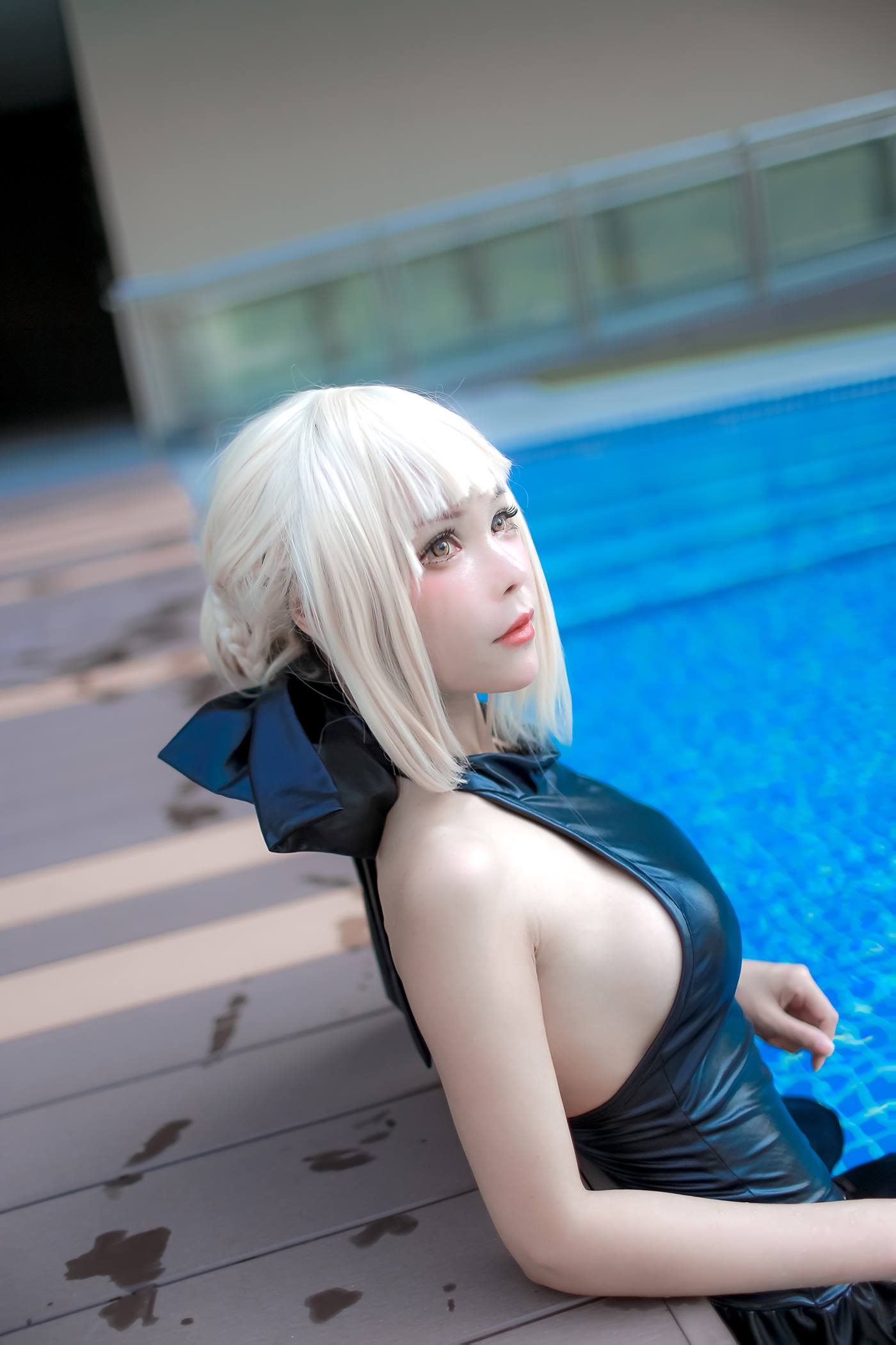 图片[20]-Kitkat Cosplay  – Saber Alter Swimsuit [29P] – 速更版-美库