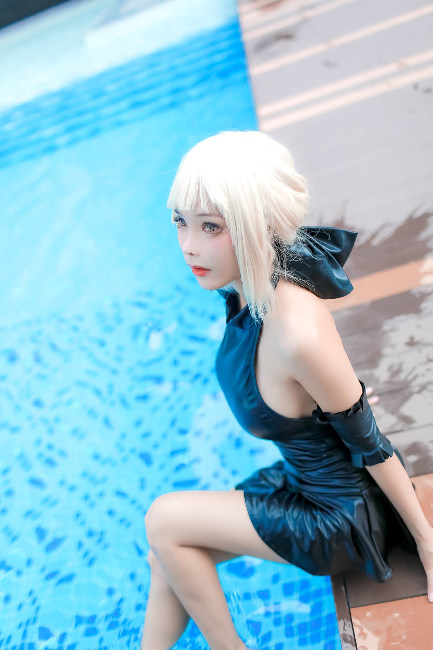 图片[21]-Kitkat Cosplay  – Saber Alter Swimsuit [29P] – 速更版-美库