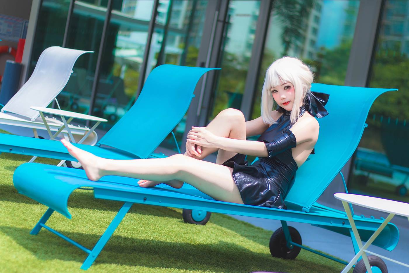图片[23]-Kitkat Cosplay  – Saber Alter Swimsuit [29P] – 速更版-美库