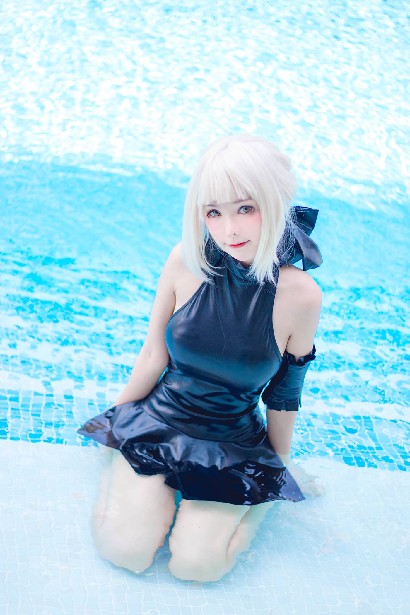 图片[27]-Kitkat Cosplay  – Saber Alter Swimsuit [29P] – 速更版-美库