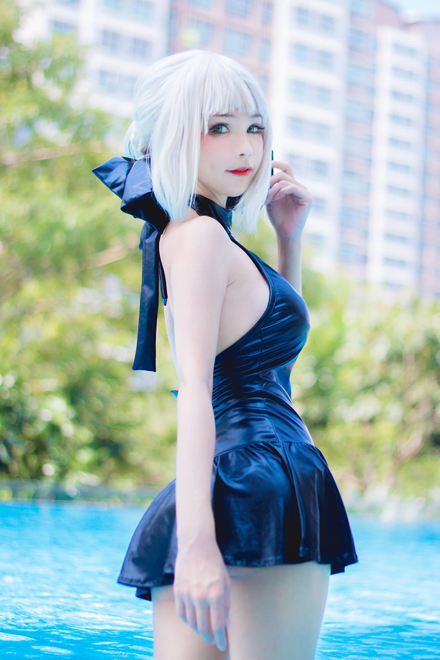 图片[28]-Kitkat Cosplay  – Saber Alter Swimsuit [29P] – 速更版-美库
