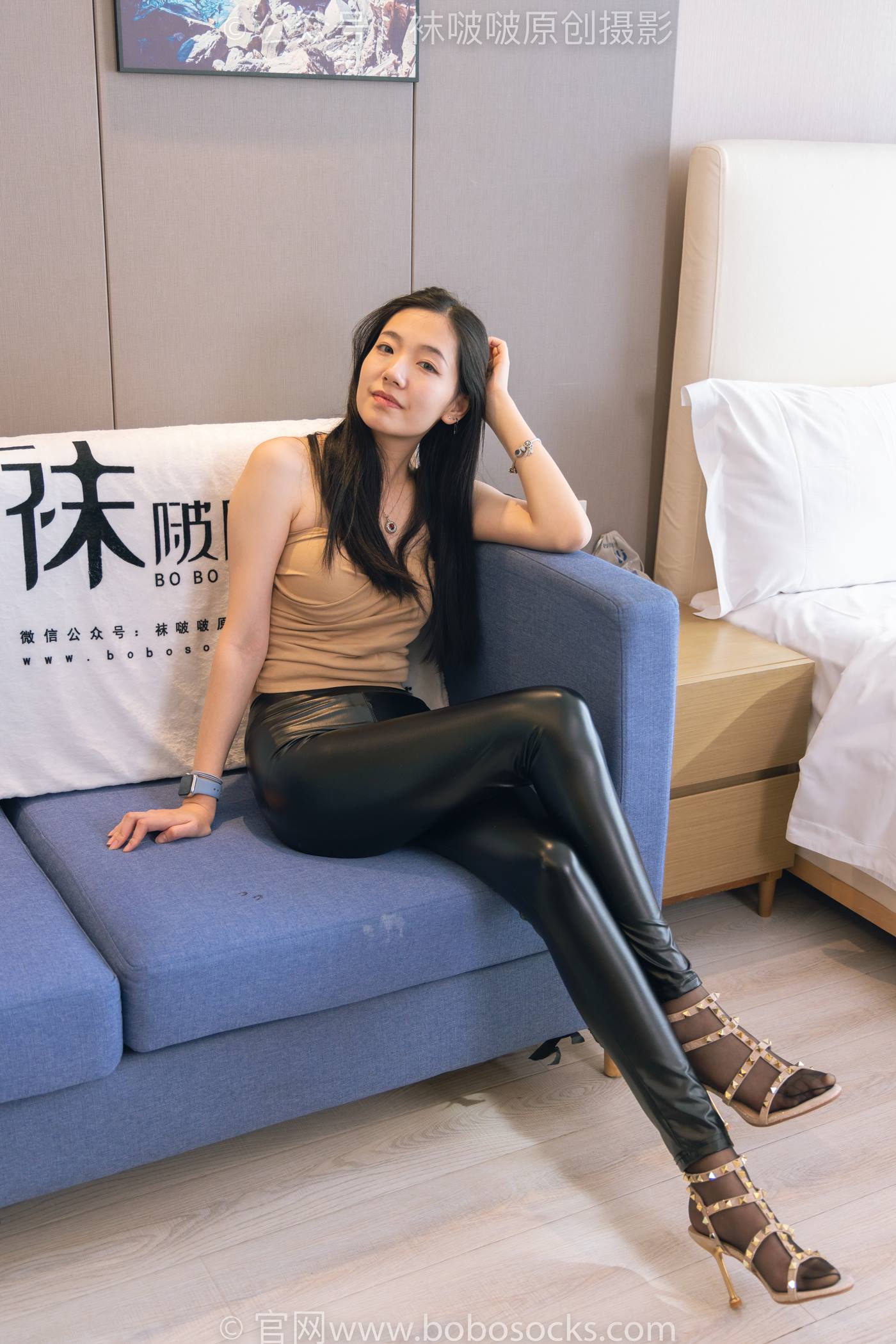 图片[18]-[BoBoSocks袜啵啵]NO.191 小甜豆-高跟鞋、黑丝、皮裤裤里丝[140P] – 速更版-美库