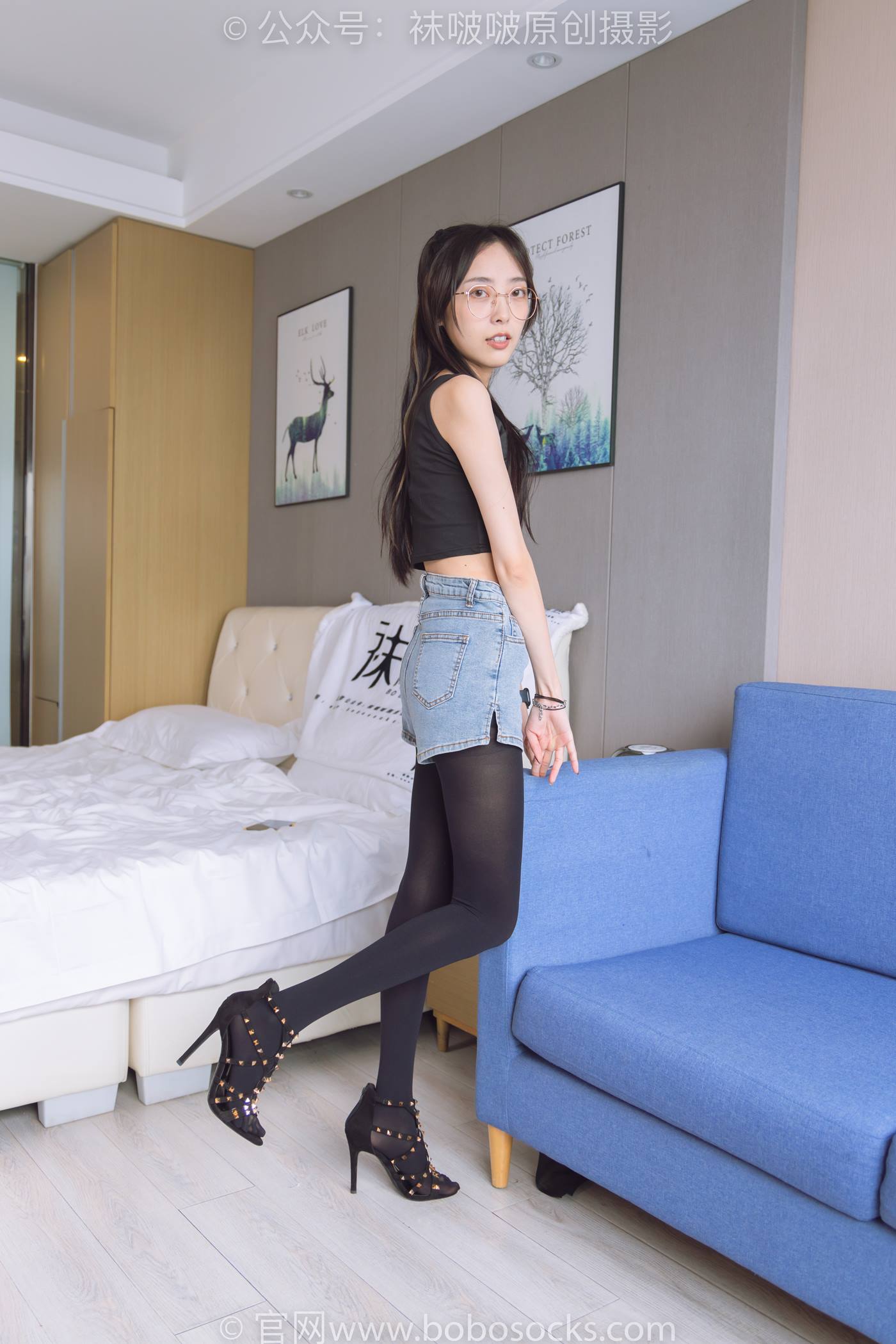 图片[15]-[BoBoSocks袜啵啵]NO.192 稚予-高跟鞋、黑色五指袜[139P] – 速更版-美库