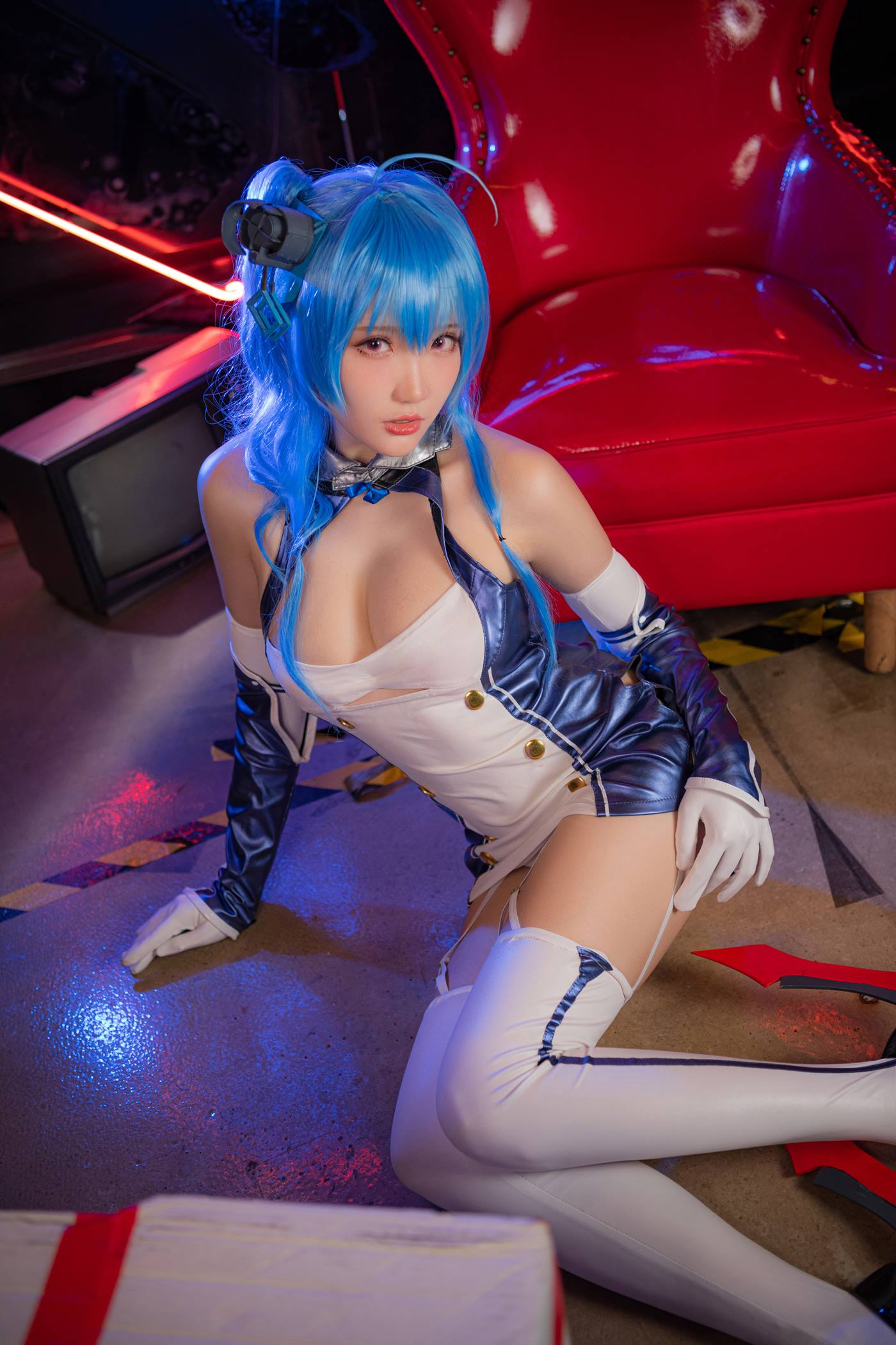 图片[14]-Coser瓜希酱福利  碧蓝航线 圣路易斯原皮 [21P] – 速更版-美库