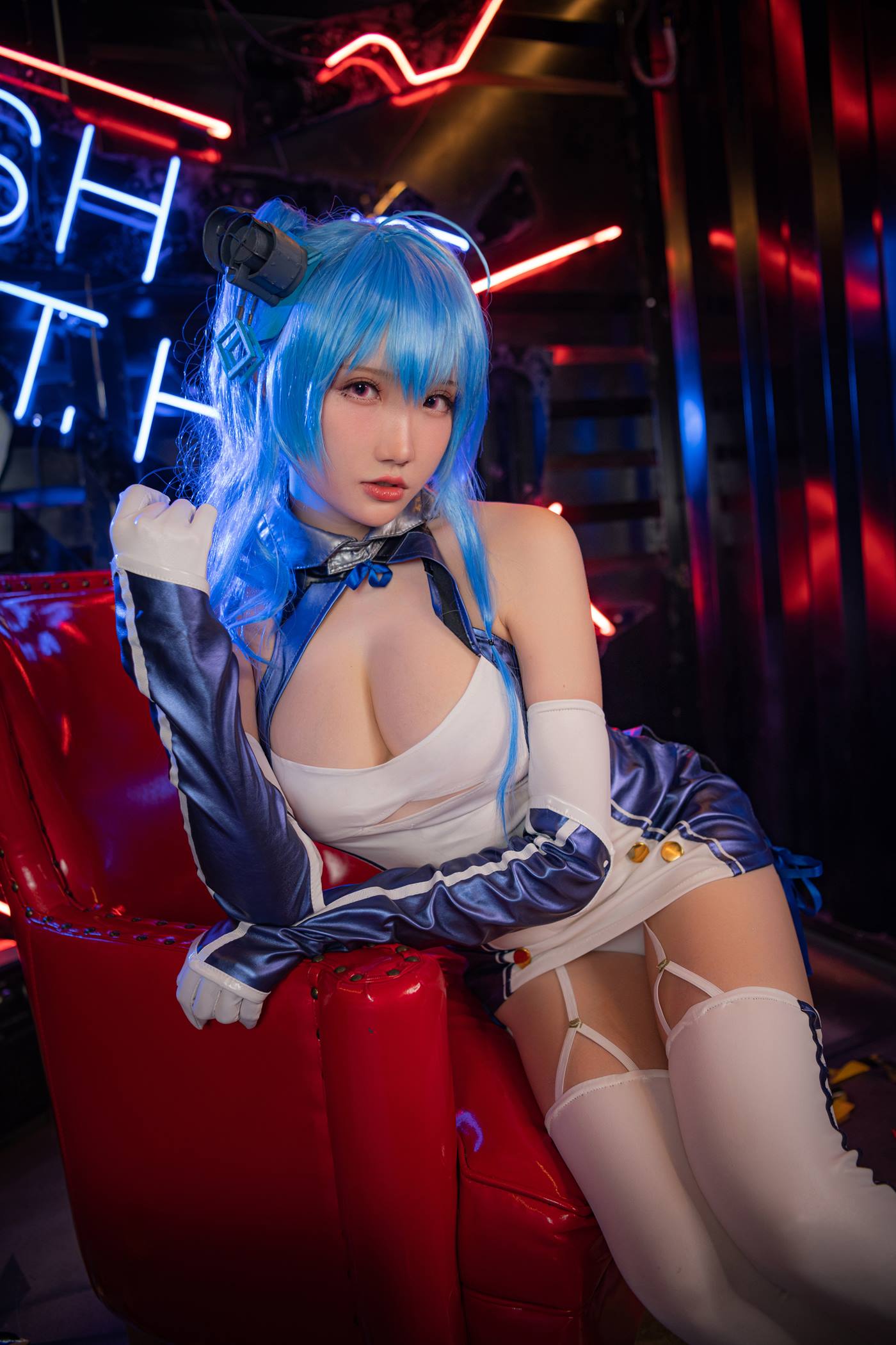 图片[21]-Coser瓜希酱福利  碧蓝航线 圣路易斯原皮 [21P] – 速更版-美库