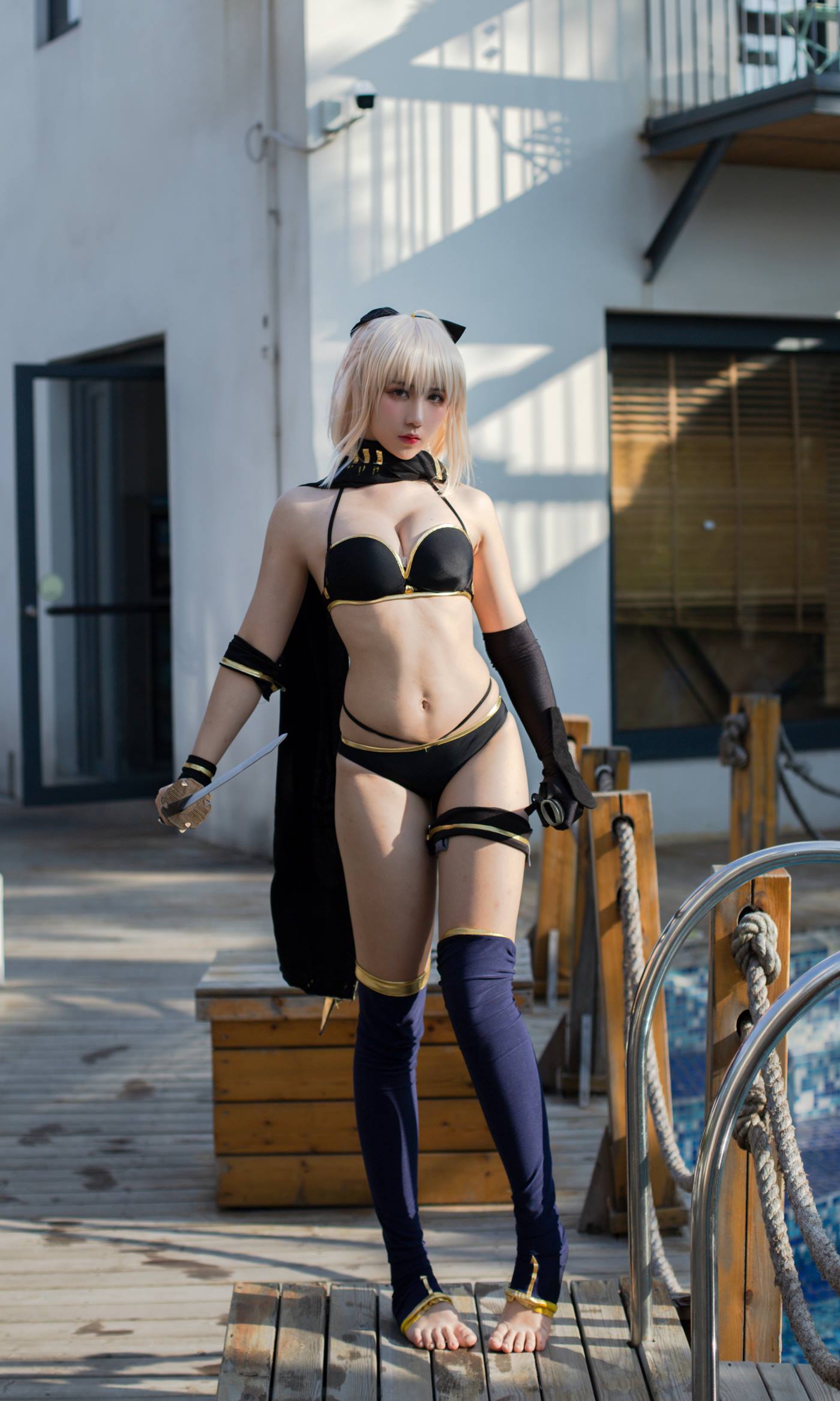 图片[11]-九曲Jean  – 冲田泳装[19P] – 速更版-美库