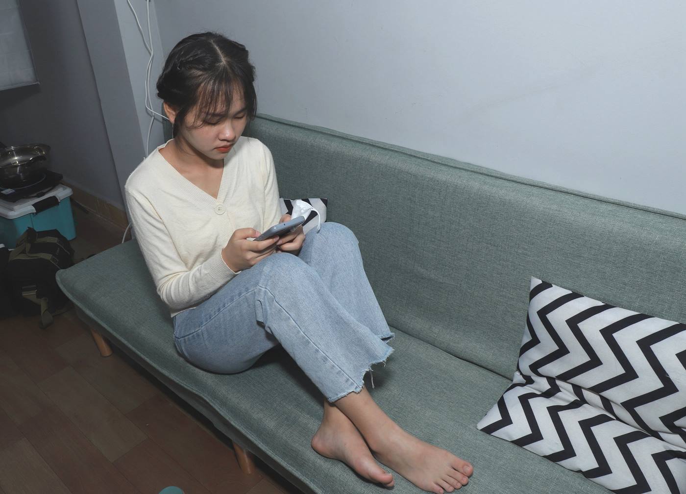 图片[16]-[Pary学生模拍] No.048 大学生秀秀展示36码小嫩脚 [107P] – 速更版-美库