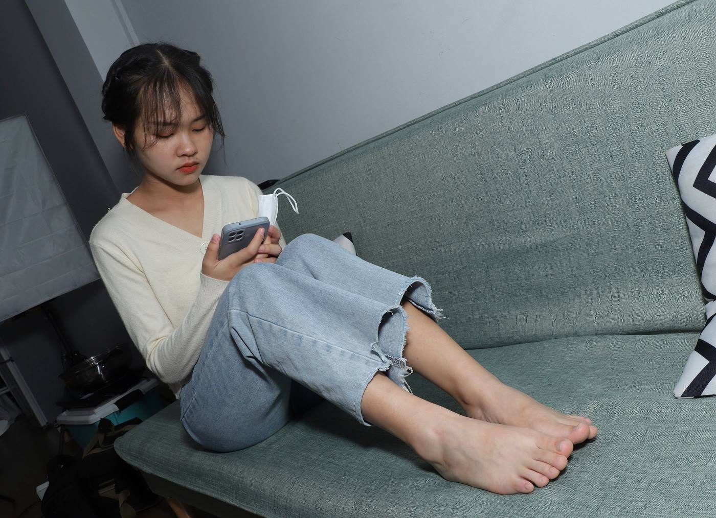 图片[32]-[Pary学生模拍] No.048 大学生秀秀展示36码小嫩脚 [107P] – 速更版-美库