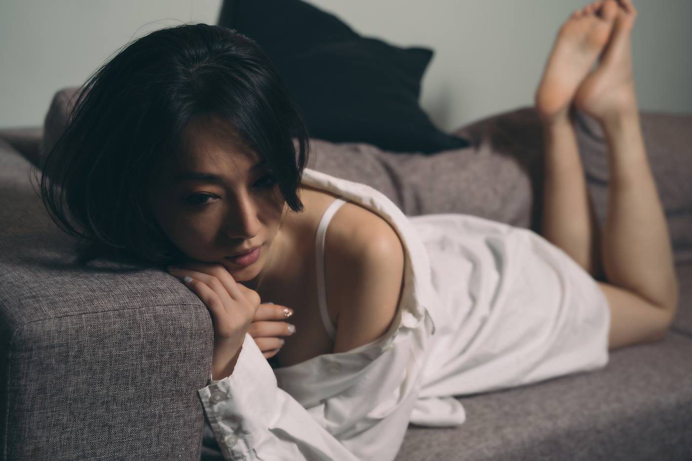 图片[92]-Limerence原创 No.060 性感白衬衫yoko 还不快躺下让我踩踩 [124P] – 速更版-美库