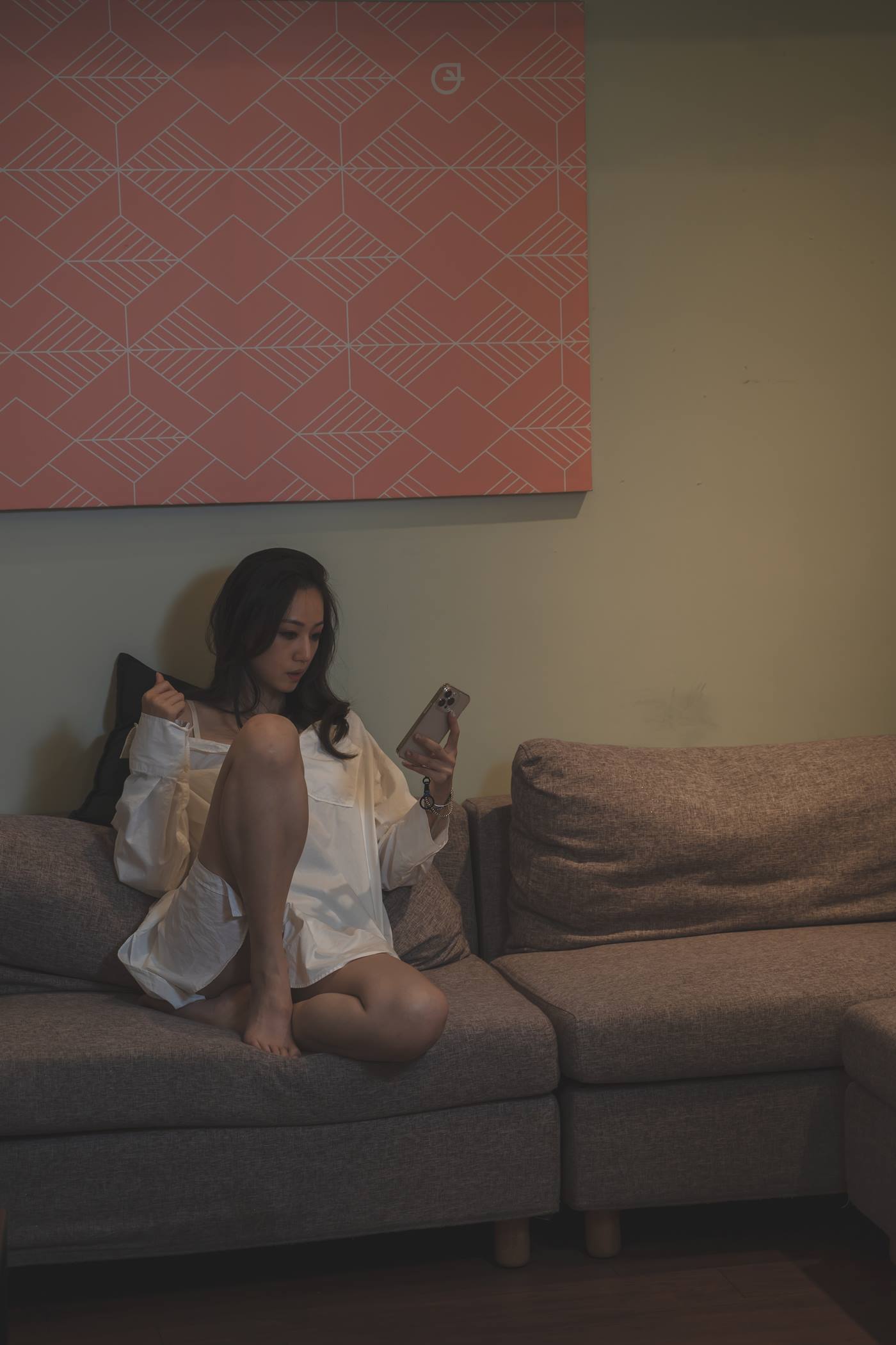 图片[106]-Limerence原创 No.060 性感白衬衫yoko 还不快躺下让我踩踩 [124P] – 速更版-美库