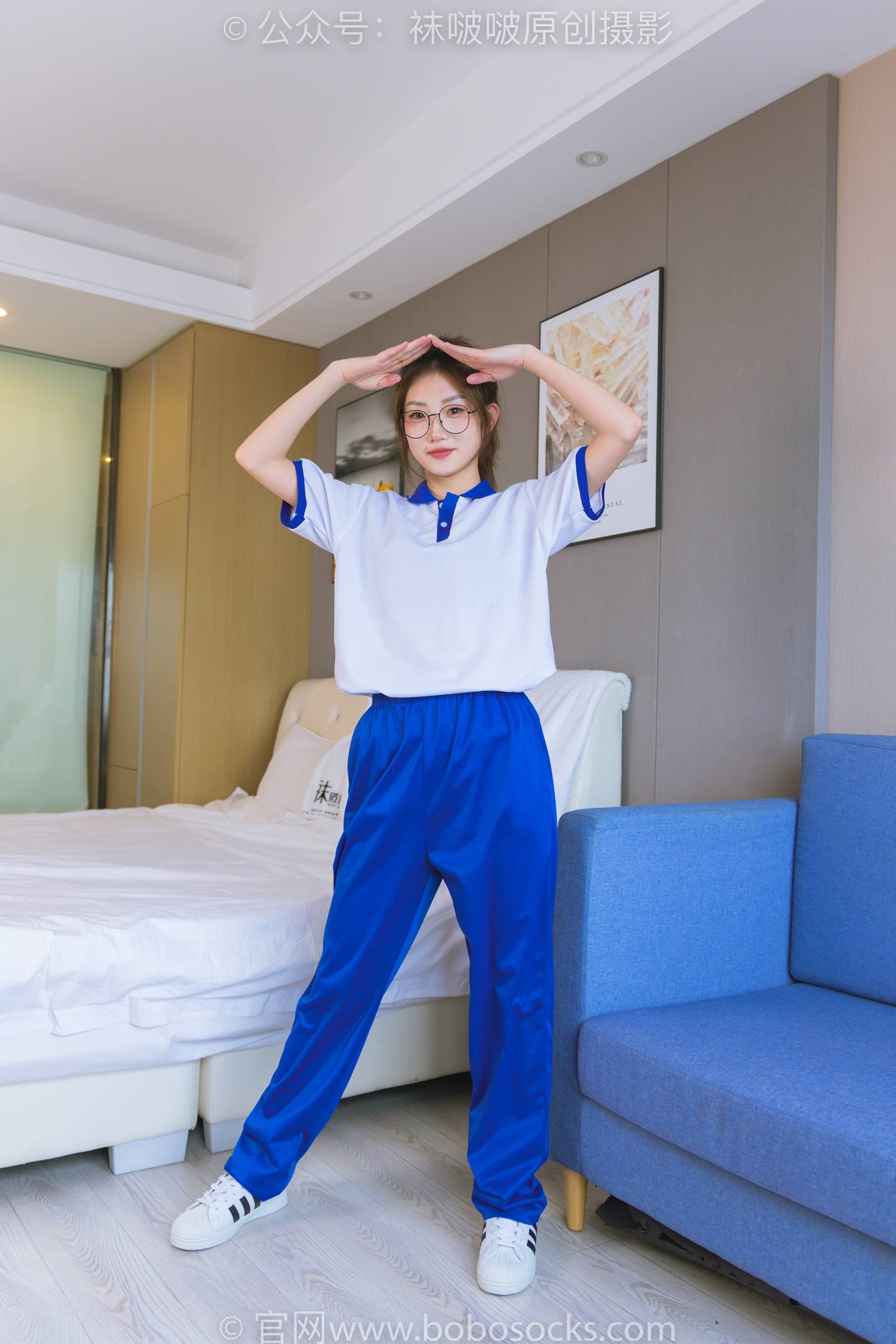 图片[19]-[BoBoSocks袜啵啵]NO.193 小沫-贝壳头板鞋、白棉袜、肉丝、校服裤里丝[140P] – 速更版-美库