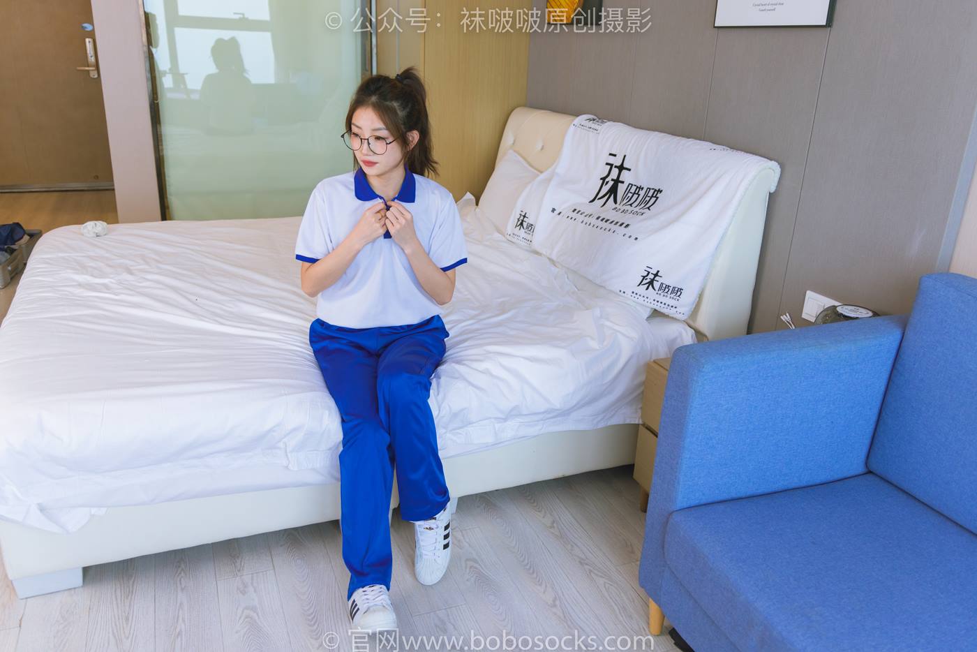 图片[31]-[BoBoSocks袜啵啵]NO.193 小沫-贝壳头板鞋、白棉袜、肉丝、校服裤里丝[140P] – 速更版-美库