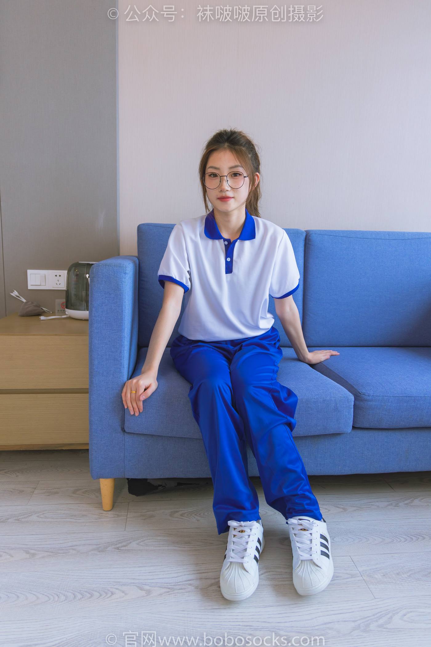 图片[34]-[BoBoSocks袜啵啵]NO.193 小沫-贝壳头板鞋、白棉袜、肉丝、校服裤里丝[140P] – 速更版-美库