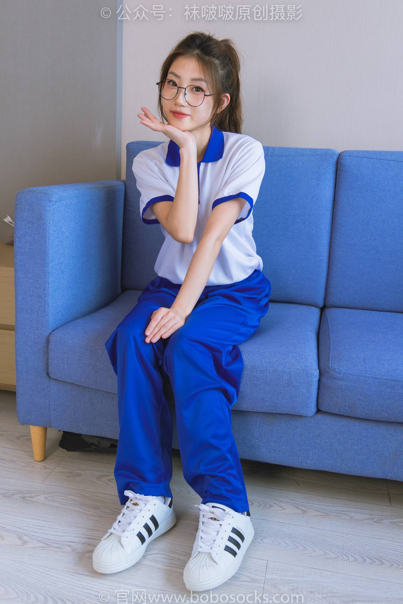图片[36]-[BoBoSocks袜啵啵]NO.193 小沫-贝壳头板鞋、白棉袜、肉丝、校服裤里丝[140P] – 速更版-美库