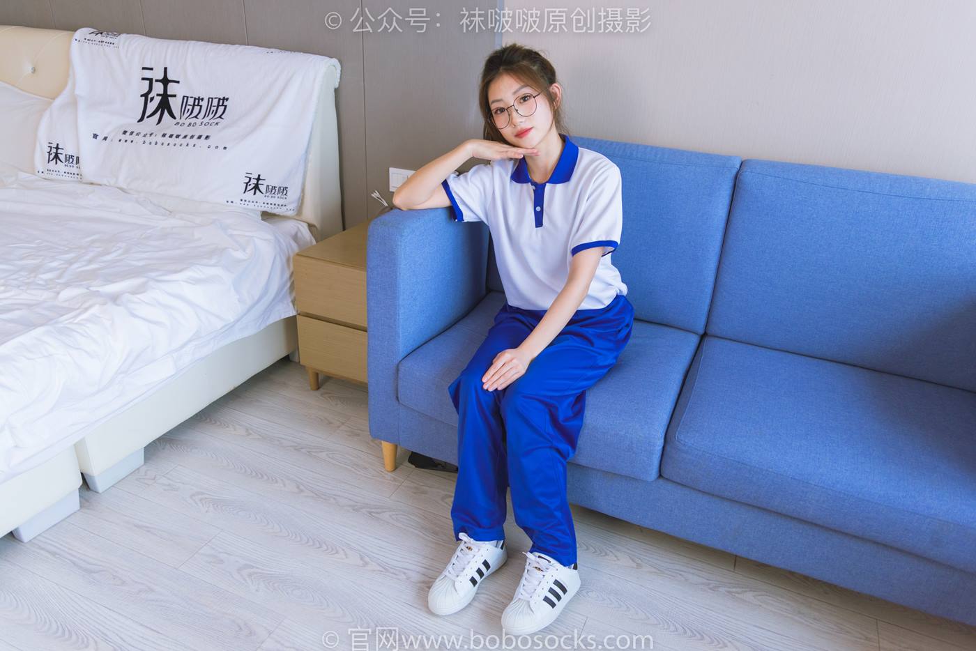 图片[38]-[BoBoSocks袜啵啵]NO.193 小沫-贝壳头板鞋、白棉袜、肉丝、校服裤里丝[140P] – 速更版-美库