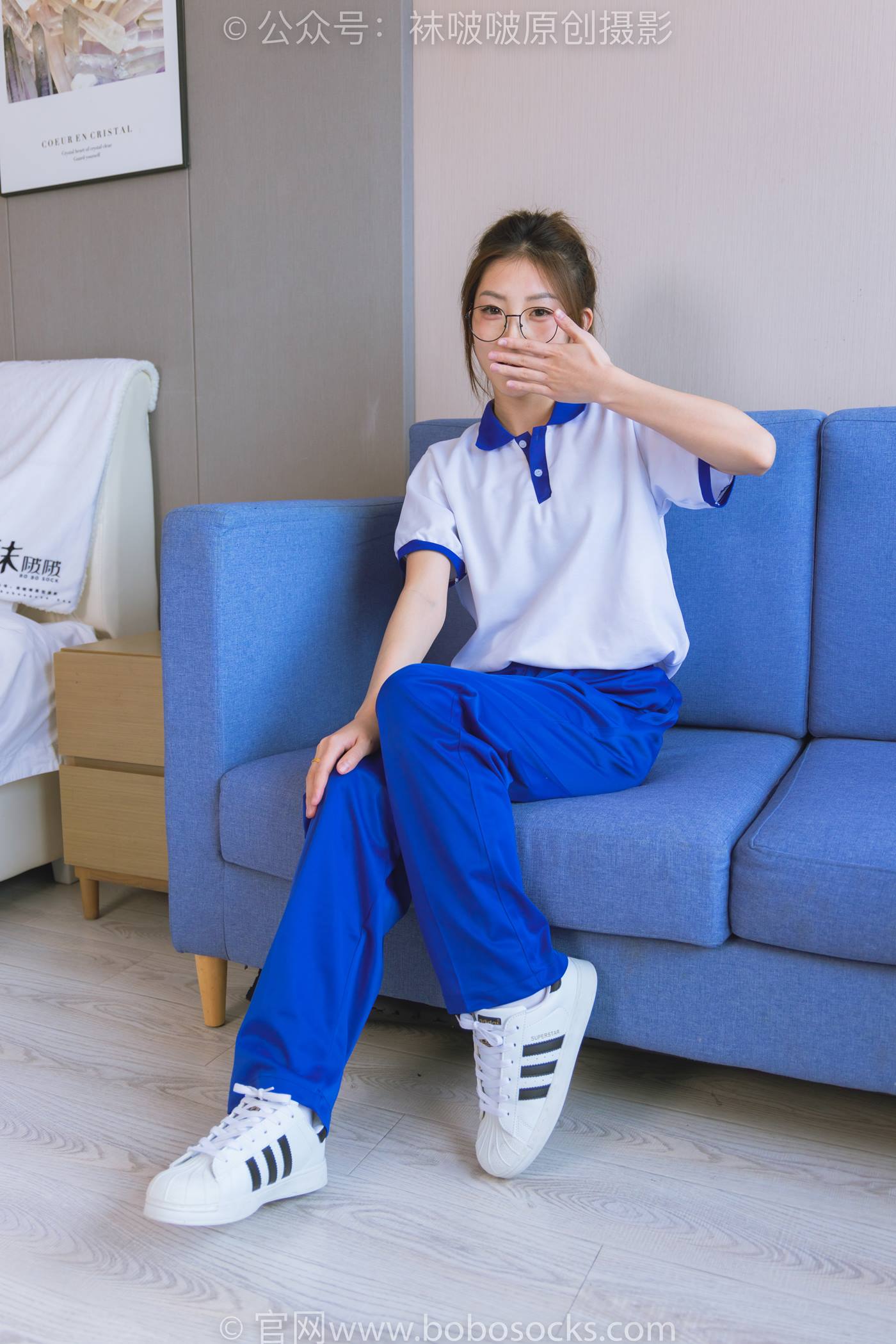 图片[43]-[BoBoSocks袜啵啵]NO.193 小沫-贝壳头板鞋、白棉袜、肉丝、校服裤里丝[140P] – 速更版-美库