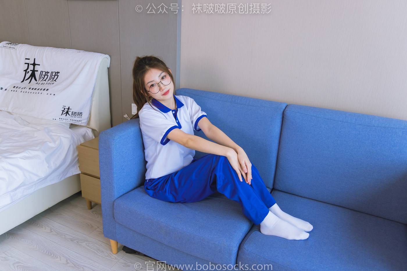 图片[56]-[BoBoSocks袜啵啵]NO.193 小沫-贝壳头板鞋、白棉袜、肉丝、校服裤里丝[140P] – 速更版-美库