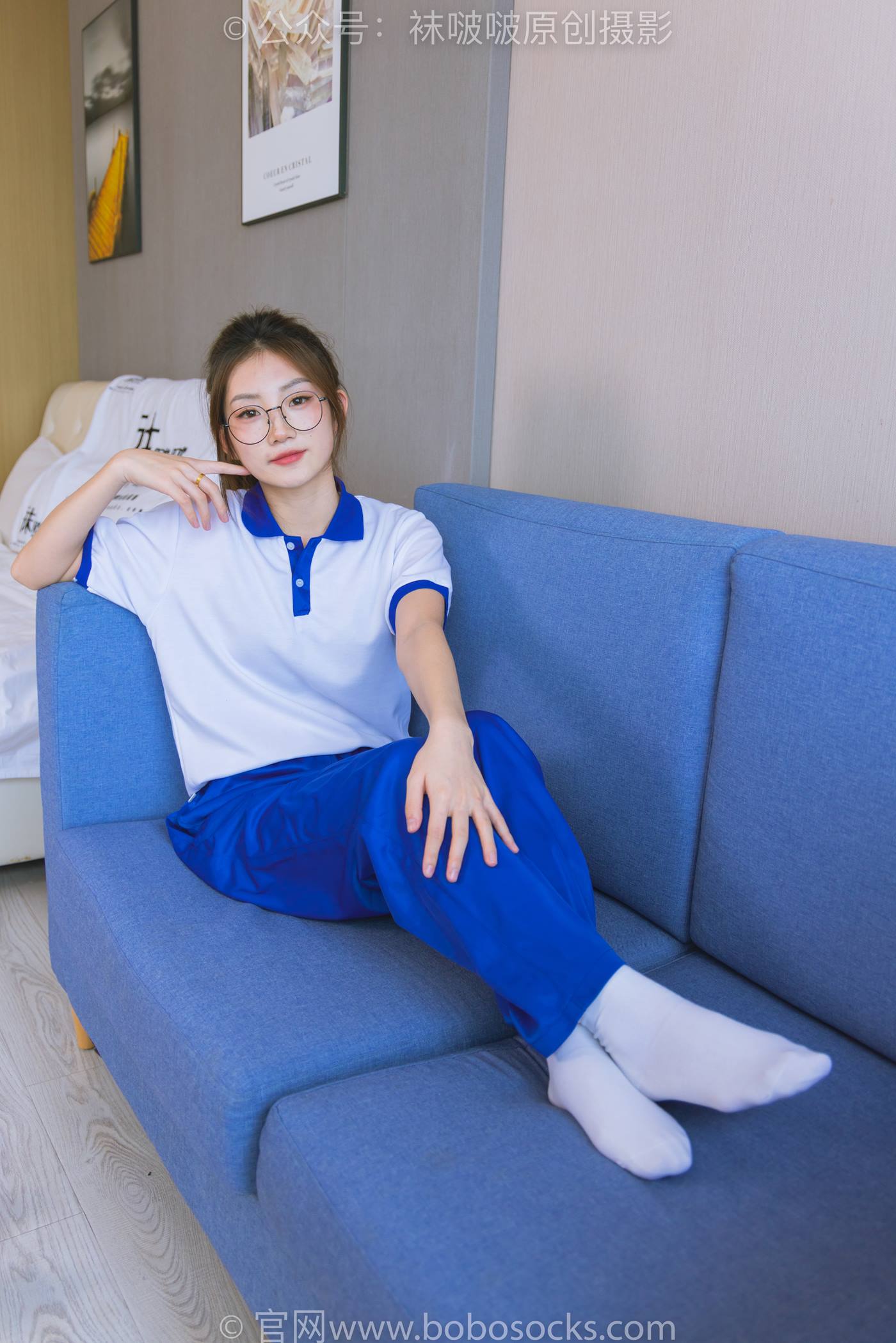 图片[61]-[BoBoSocks袜啵啵]NO.193 小沫-贝壳头板鞋、白棉袜、肉丝、校服裤里丝[140P] – 速更版-美库