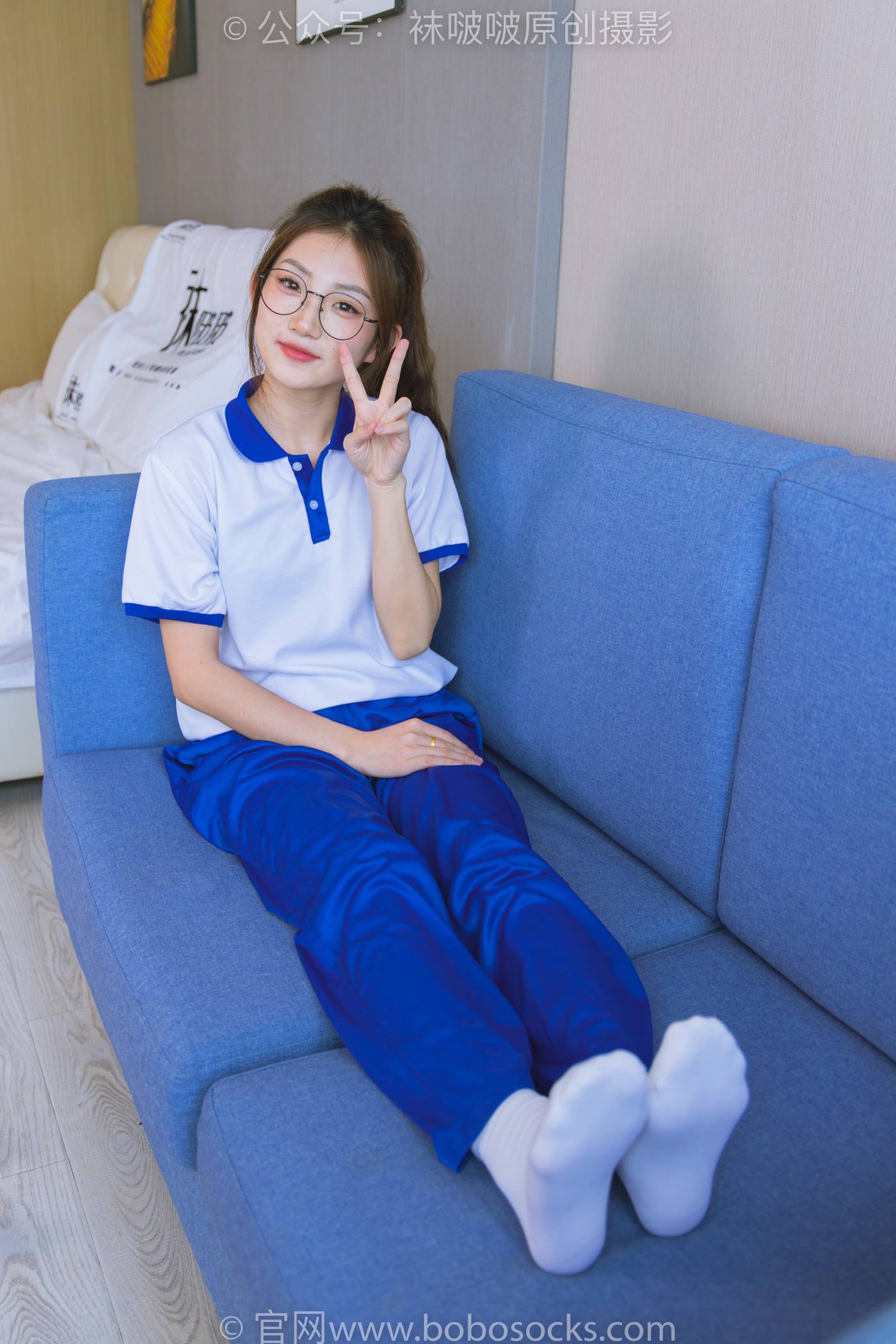 图片[67]-[BoBoSocks袜啵啵]NO.193 小沫-贝壳头板鞋、白棉袜、肉丝、校服裤里丝[140P] – 速更版-美库