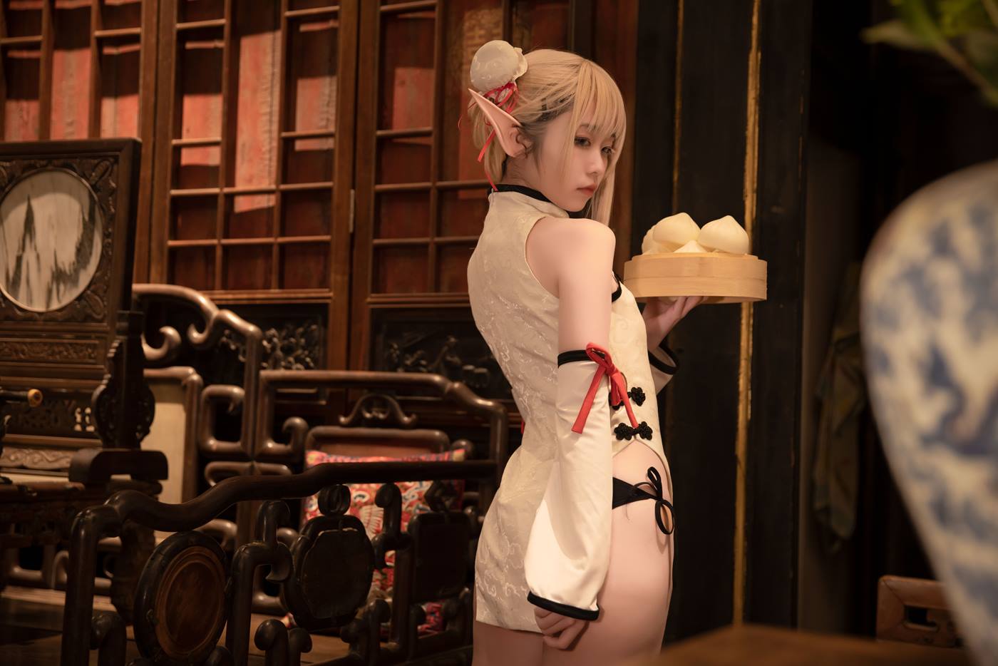 图片[20]-动漫博主G44不会受伤  水兰儿白旗袍 [24P] – 速更版-美库