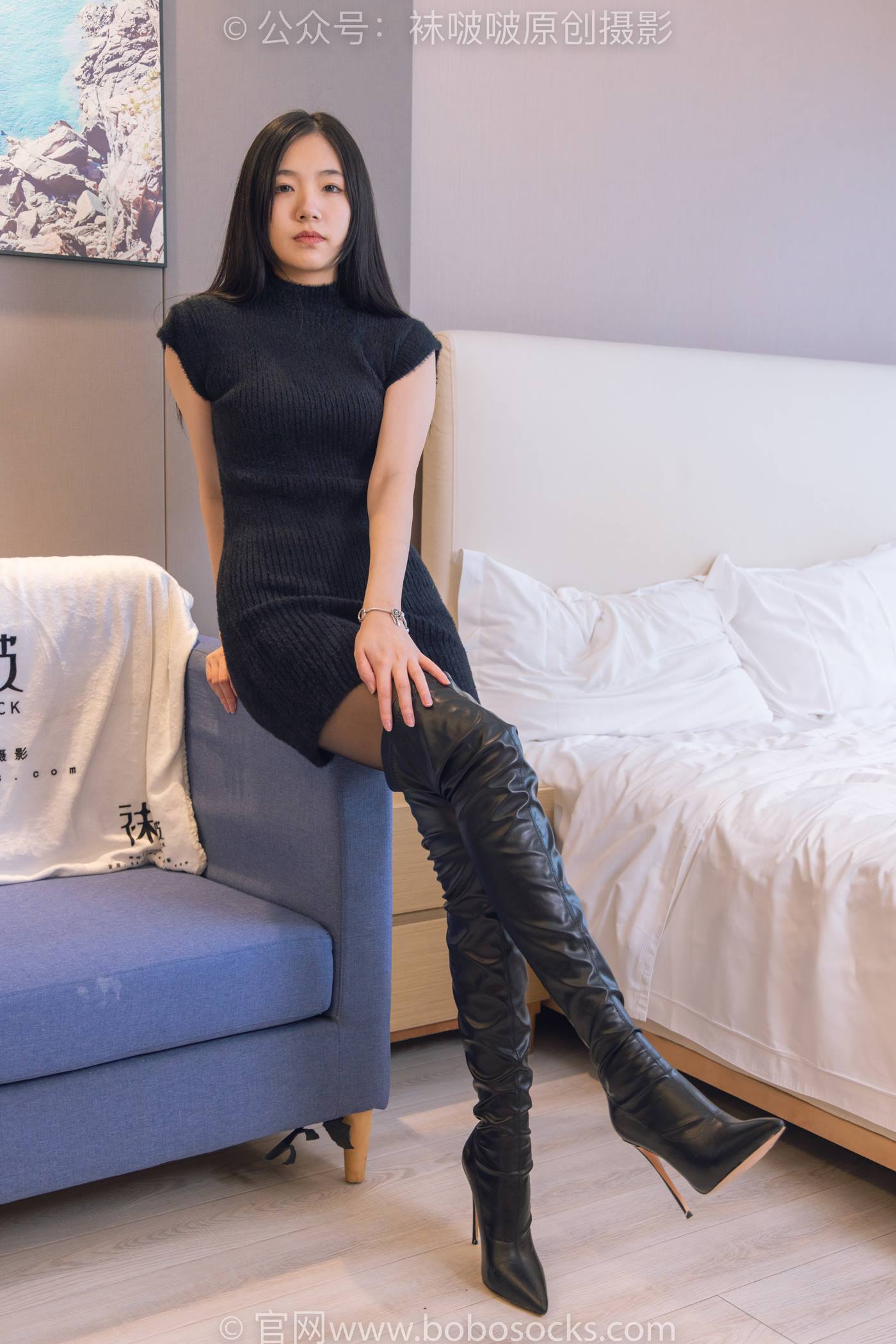 图片[14]-[BoBoSocks袜啵啵]NO.194 小甜豆-高跟长靴、凉鞋、黑丝、裸足[140P] – 速更版-美库