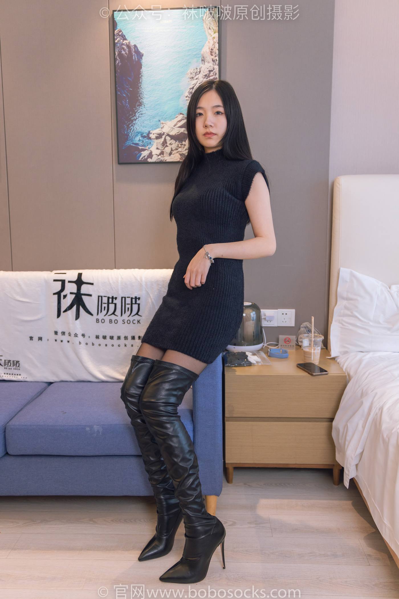 图片[19]-[BoBoSocks袜啵啵]NO.194 小甜豆-高跟长靴、凉鞋、黑丝、裸足[140P] – 速更版-美库