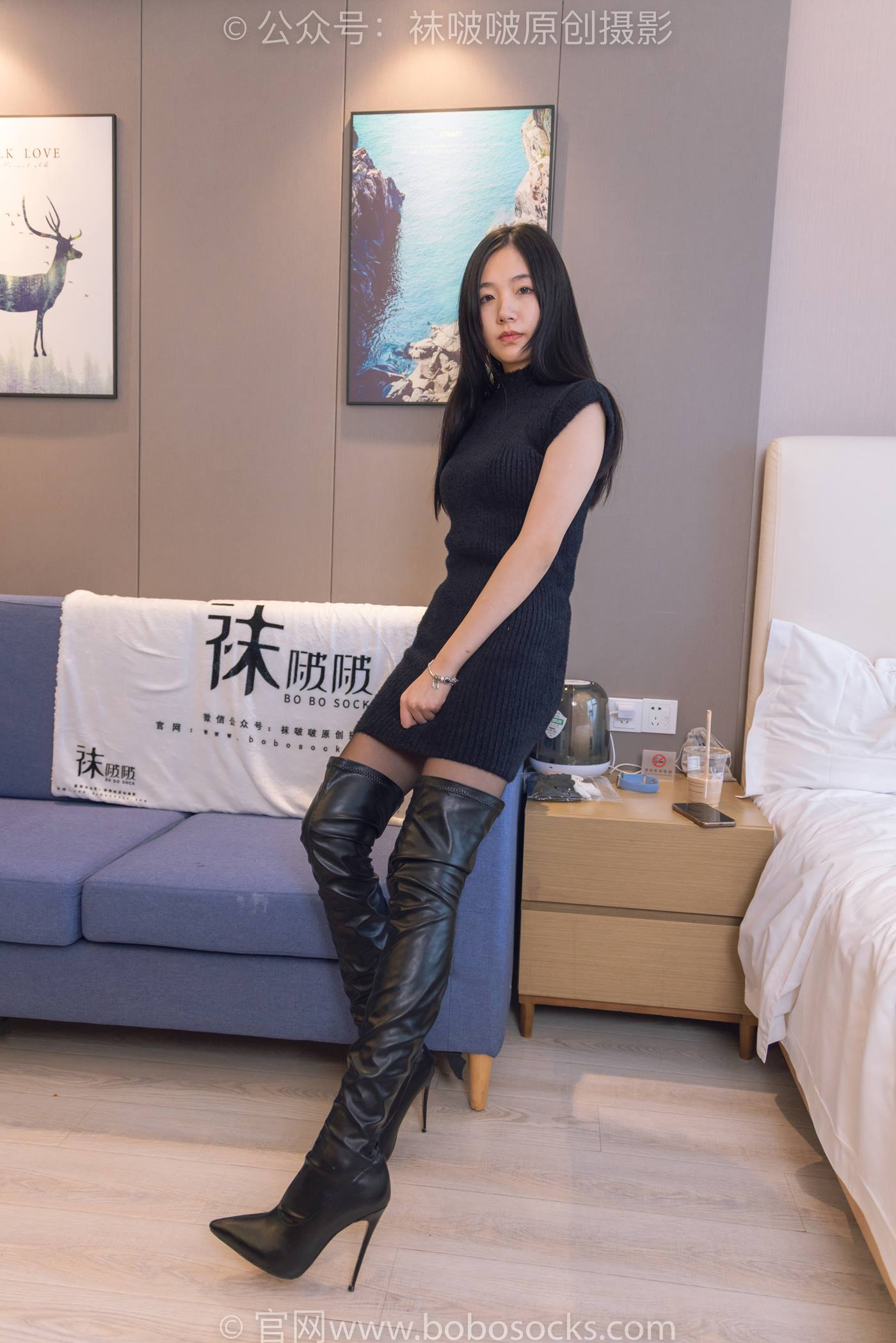 图片[20]-[BoBoSocks袜啵啵]NO.194 小甜豆-高跟长靴、凉鞋、黑丝、裸足[140P] – 速更版-美库