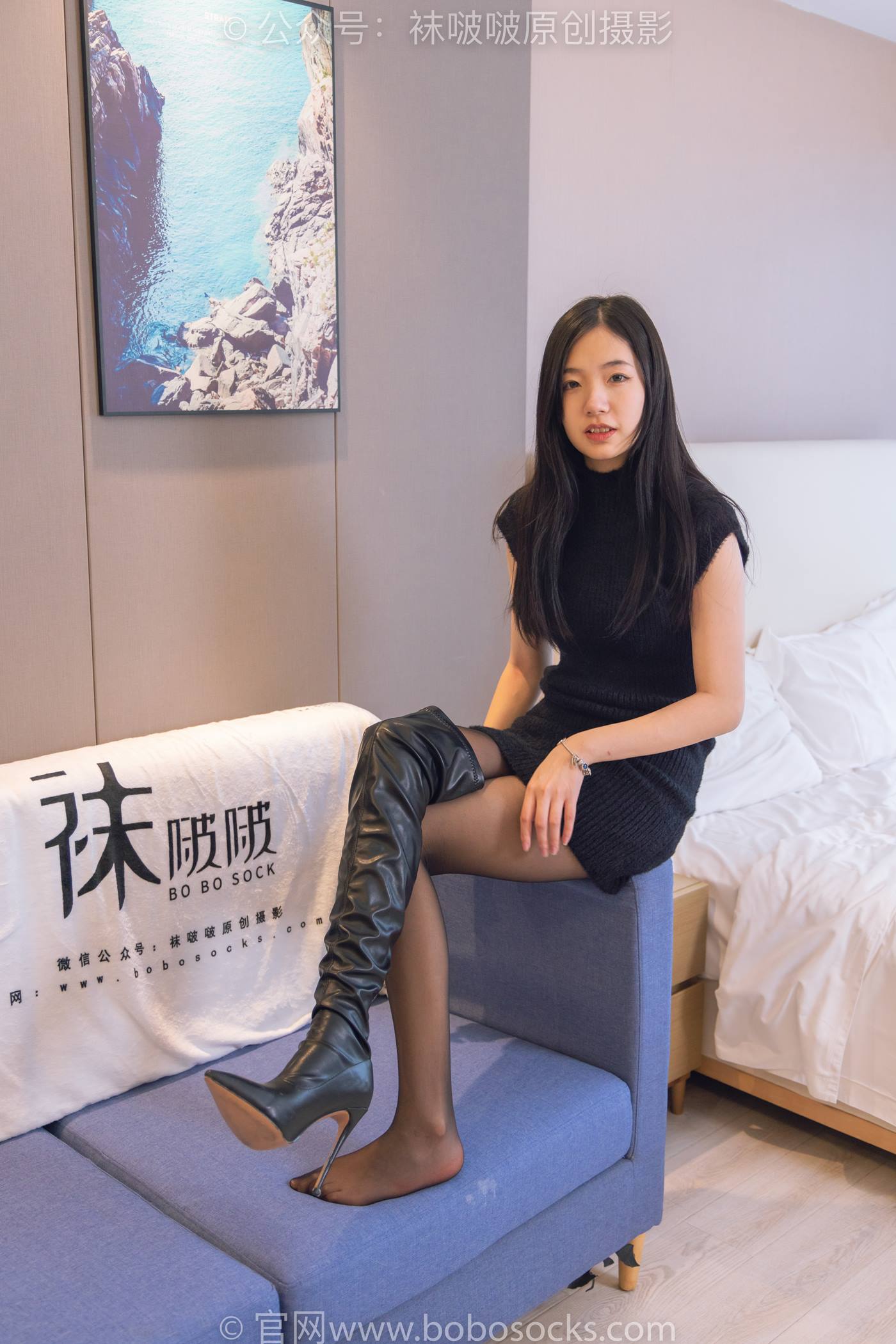 图片[35]-[BoBoSocks袜啵啵]NO.194 小甜豆-高跟长靴、凉鞋、黑丝、裸足[140P] – 速更版-美库