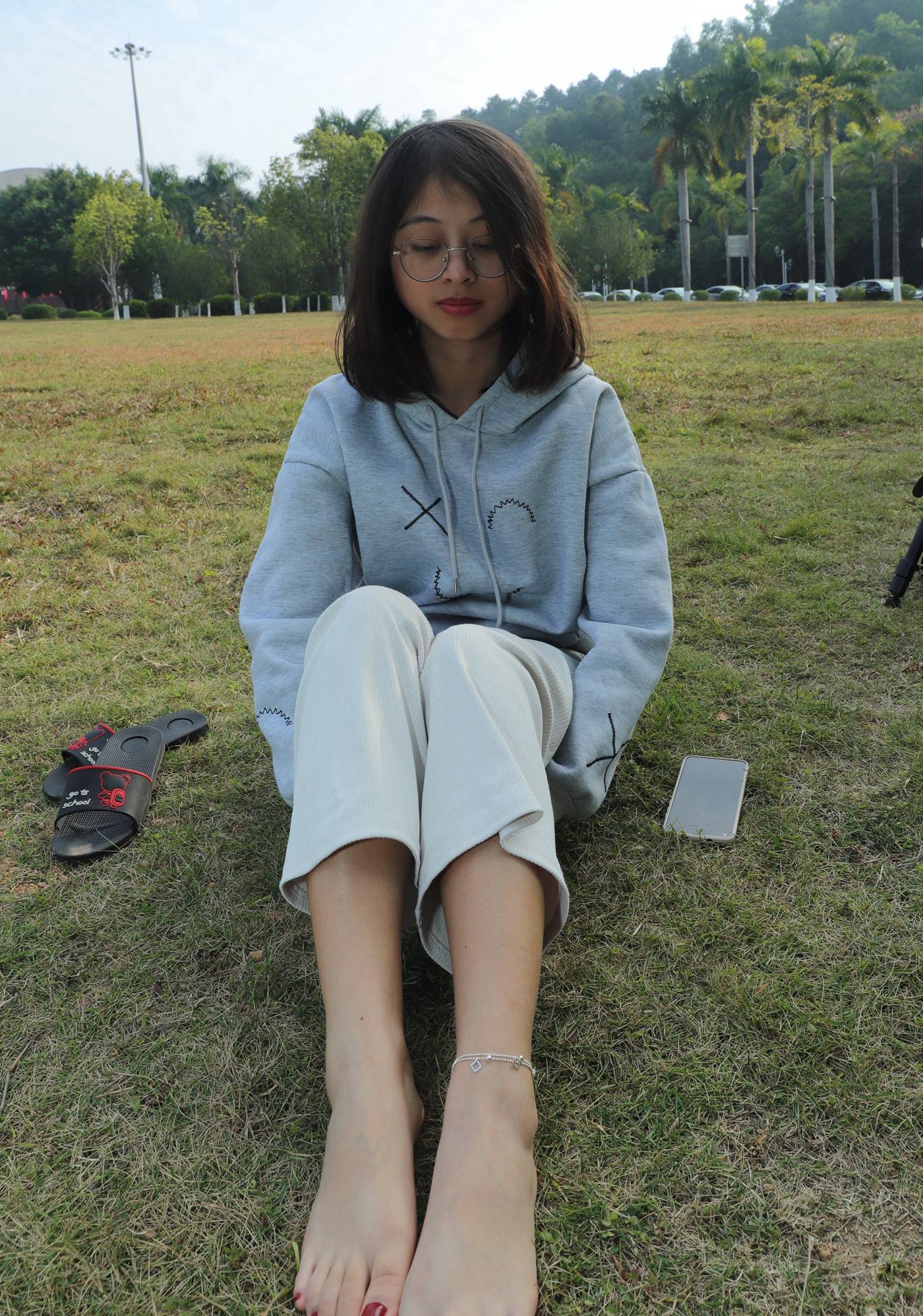 图片[48]-[Pary学生模拍] No.051 大学生静雯室内室外展示36码小可爱美jiao [121P] – 速更版-美库