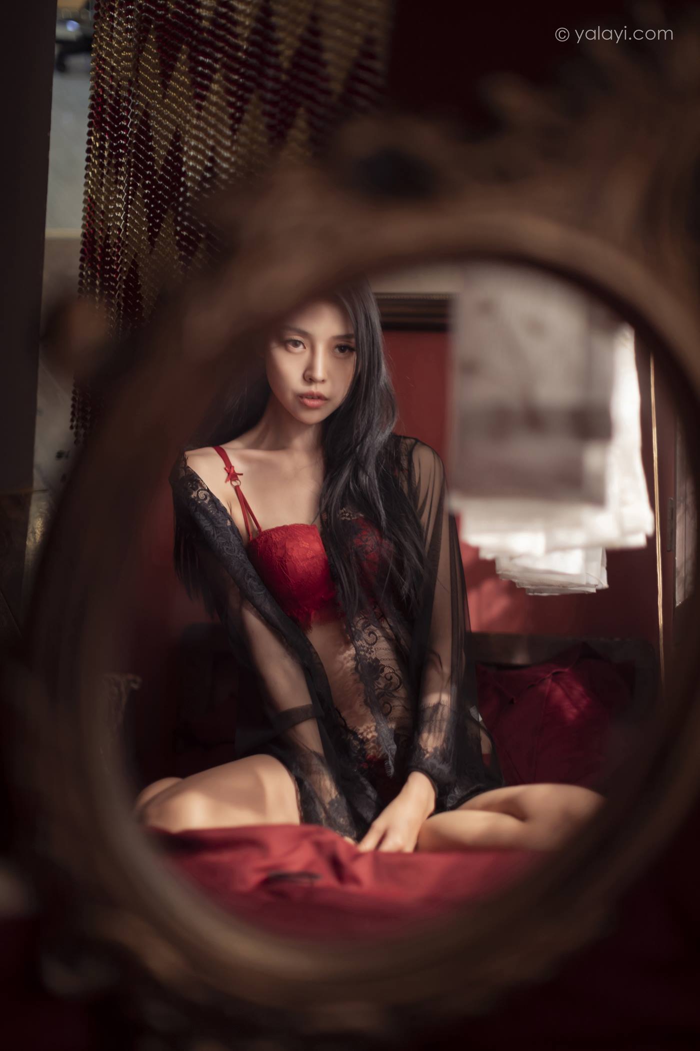 图片[14]-[YALAYI雅拉伊]2023.02.17 NO.1008 一抹红色 图雅[42+1P] – 速更版-美库