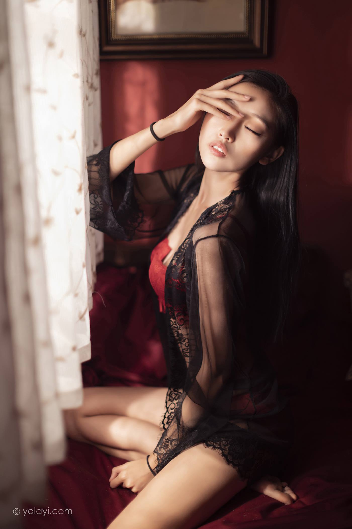 图片[17]-[YALAYI雅拉伊]2023.02.17 NO.1008 一抹红色 图雅[42+1P] – 速更版-美库