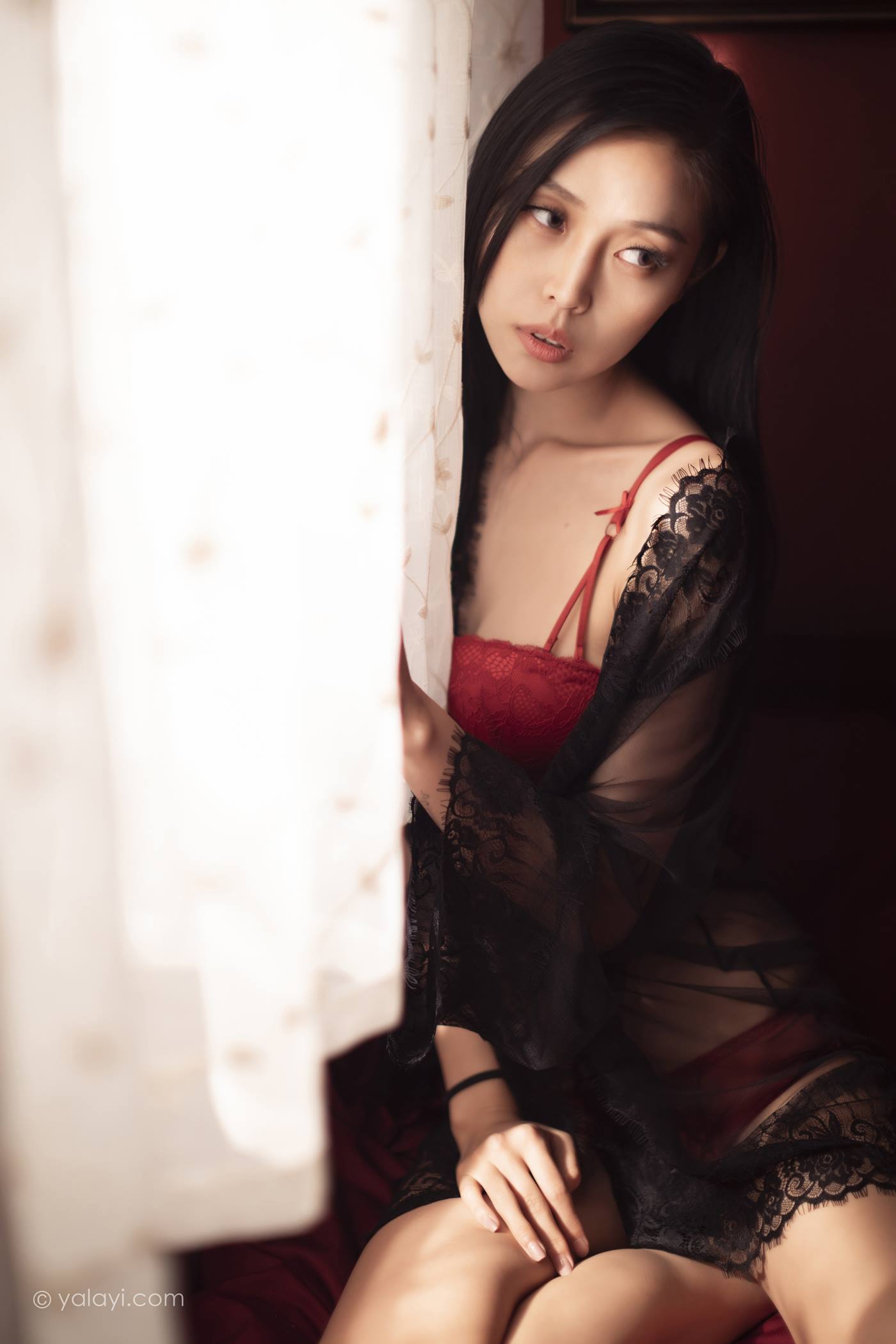 图片[19]-[YALAYI雅拉伊]2023.02.17 NO.1008 一抹红色 图雅[42+1P] – 速更版-美库